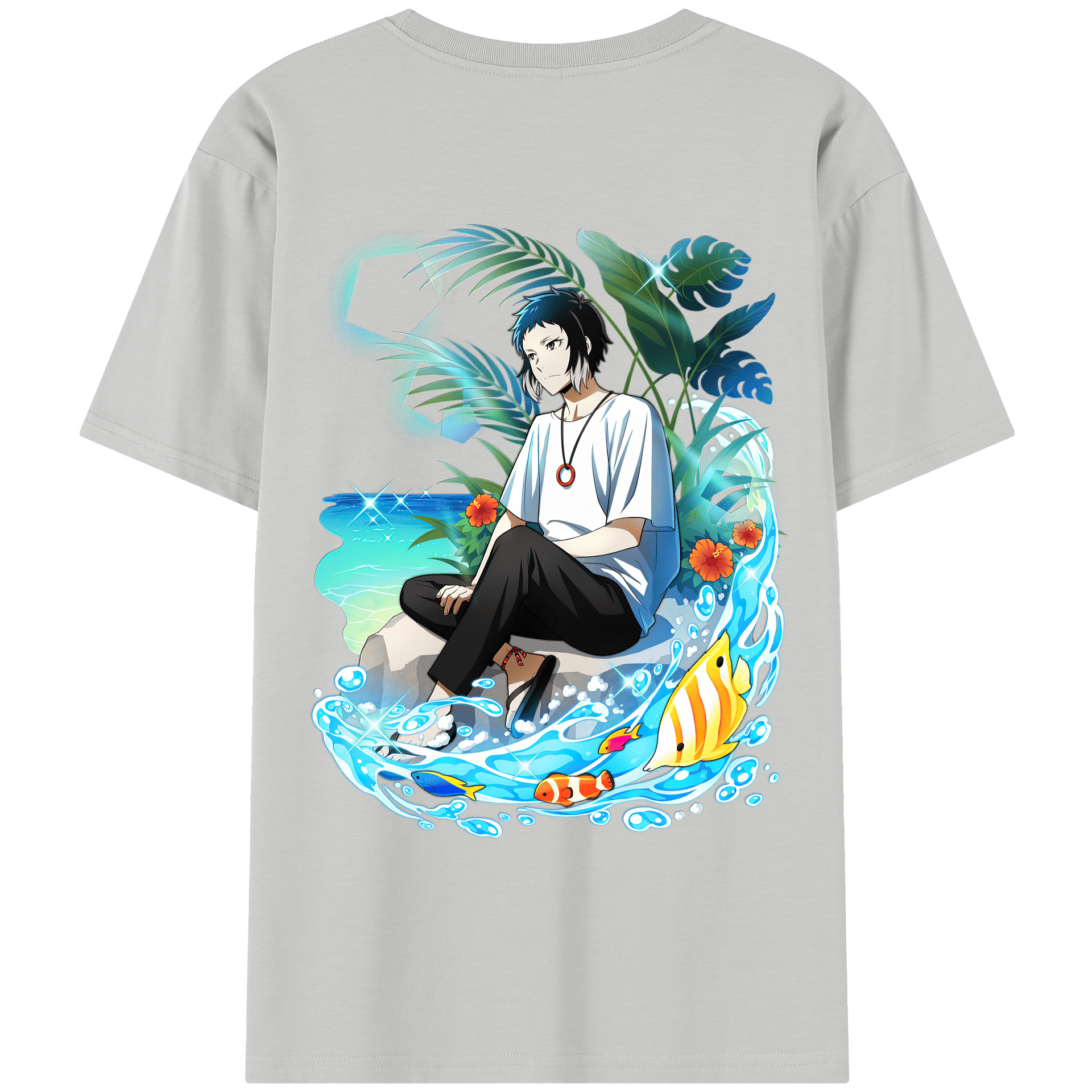 （画像用） 文豪ストレイドッグス Bungo Stray Dogs レディース半袖Tシャツ(バックプリント)