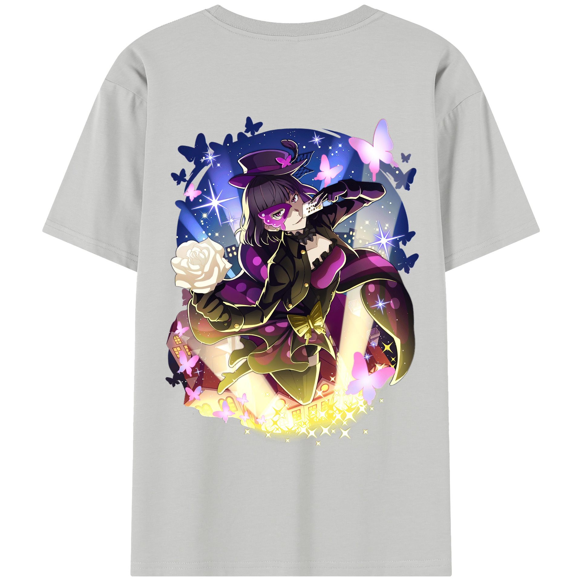 （画像用） 文豪ストレイドッグス Bungo Stray Dogs レディース半袖Tシャツ(バックプリント)