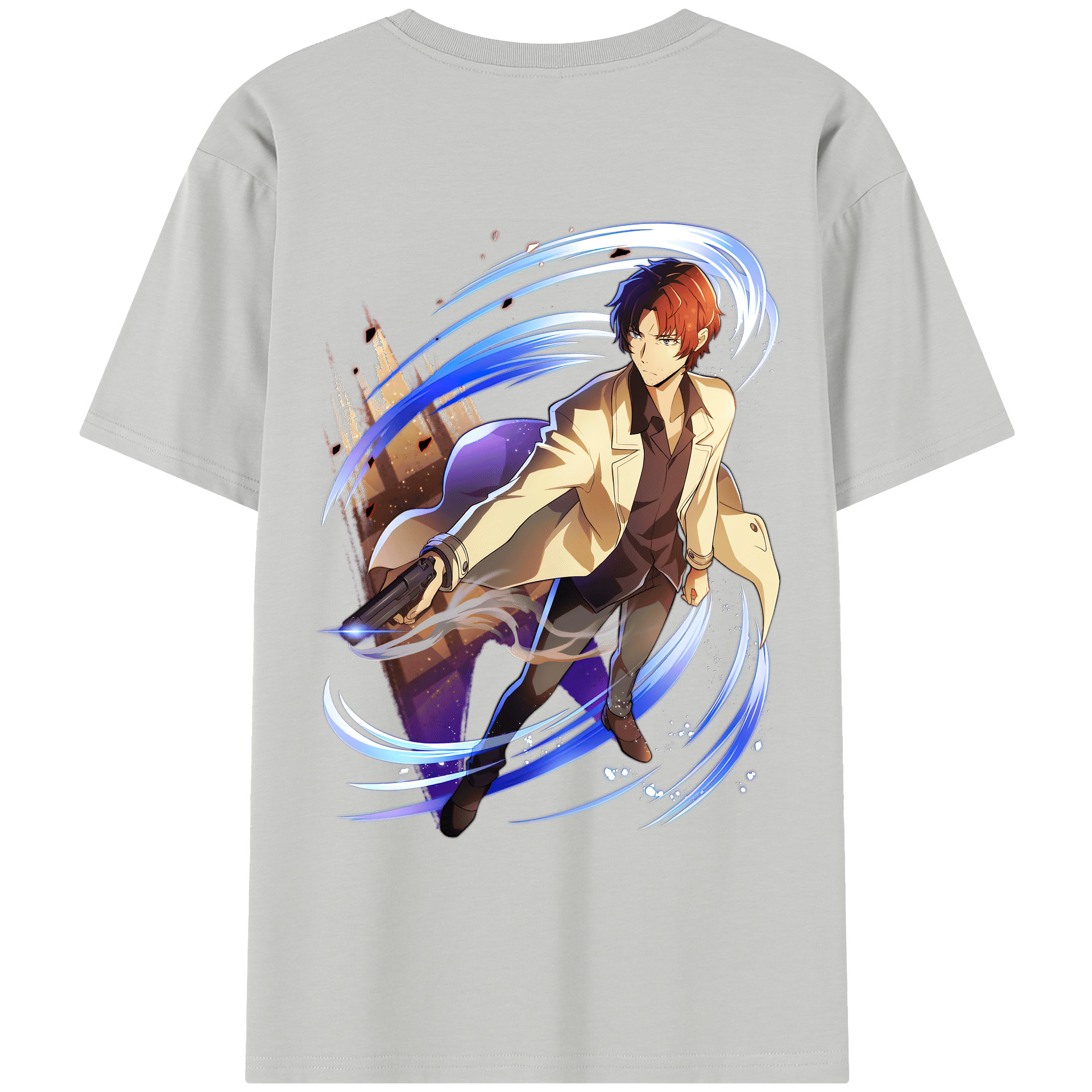 （画像用） 文豪ストレイドッグス Bungo Stray Dogs レディース半袖Tシャツ(バックプリント)