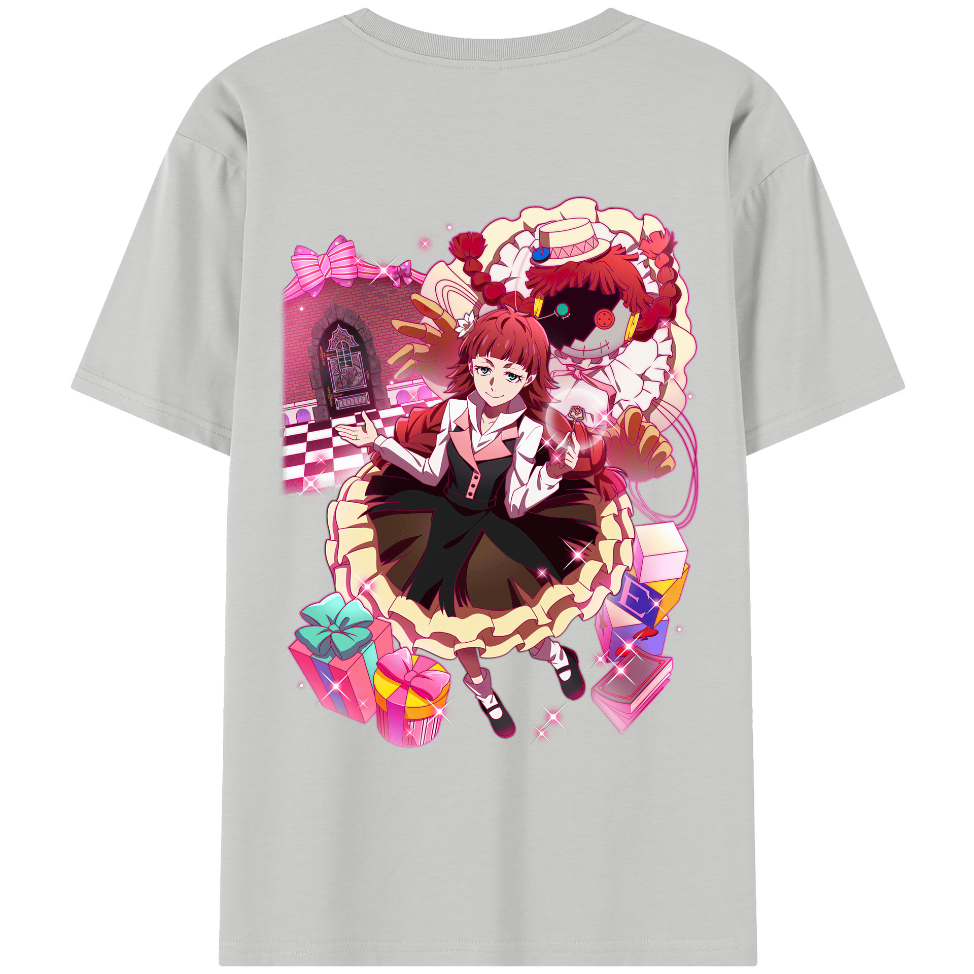 （画像用） 文豪ストレイドッグス Bungo Stray Dogs レディース半袖Tシャツ(バックプリント)
