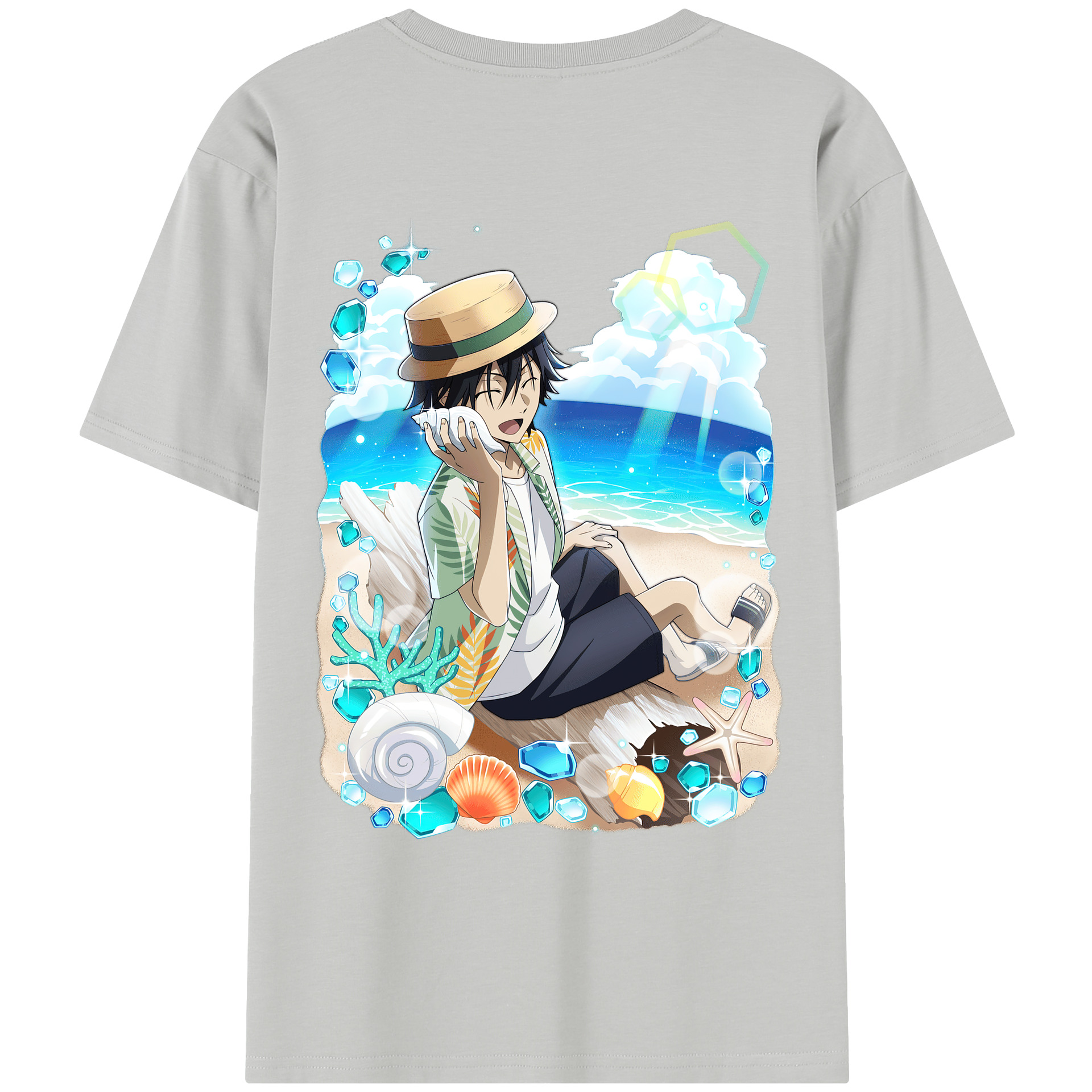 （画像用） 文豪ストレイドッグス Bungo Stray Dogs レディース半袖Tシャツ(バックプリント)