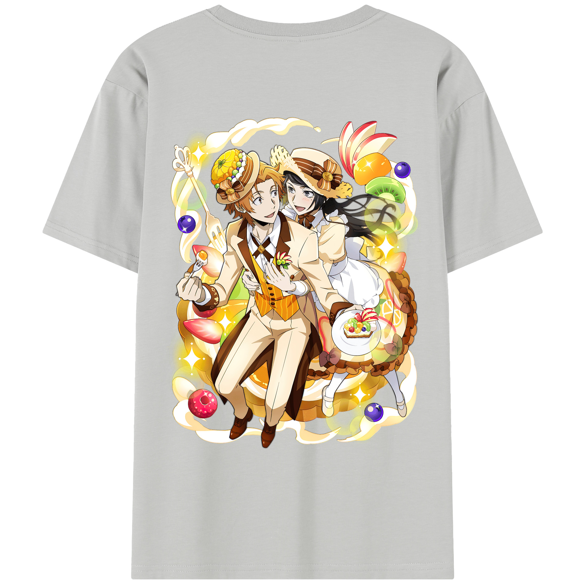 （画像用） 文豪ストレイドッグス Bungo Stray Dogs レディース半袖Tシャツ(バックプリント)