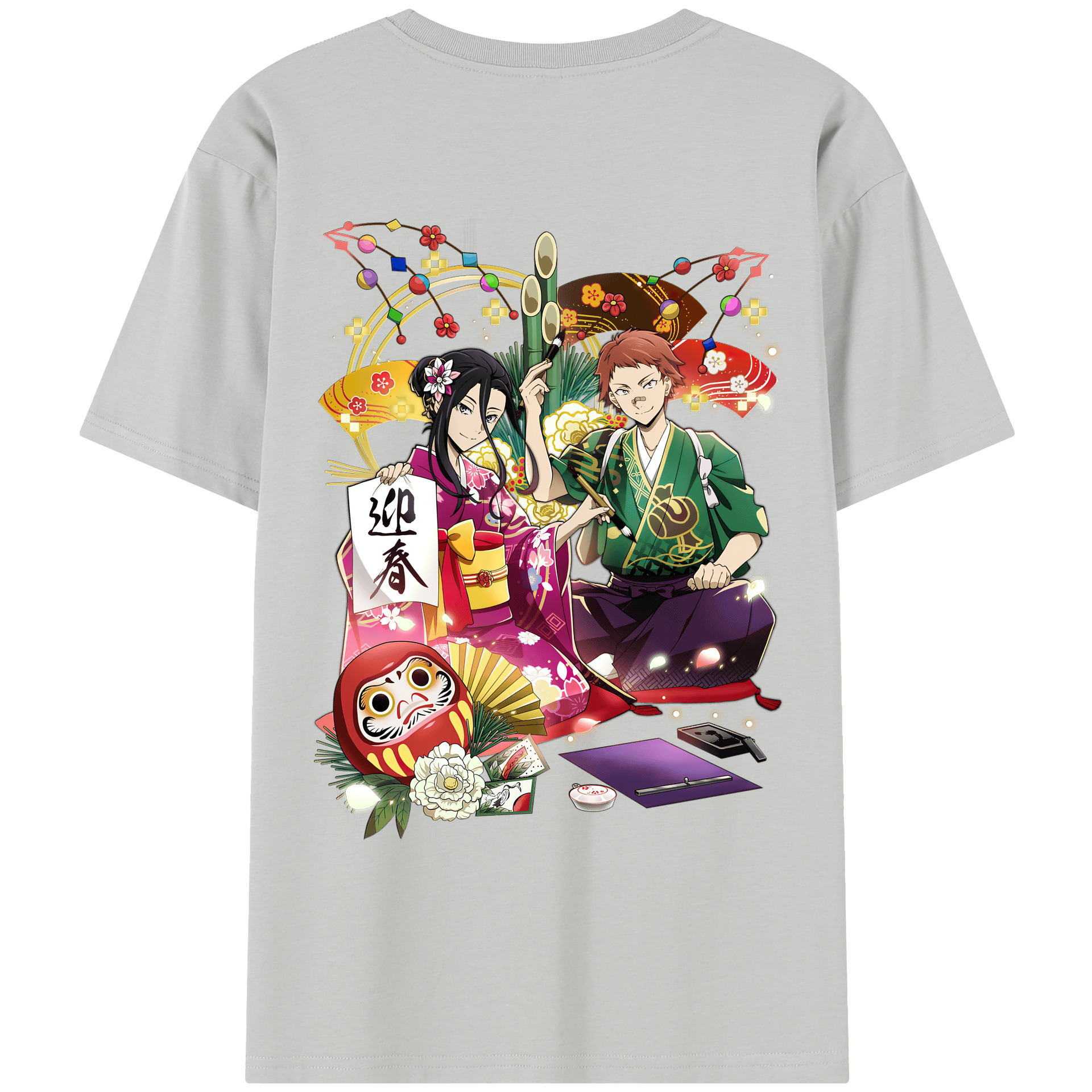 （画像用） 文豪ストレイドッグス Bungo Stray Dogs レディース半袖Tシャツ(バックプリント)