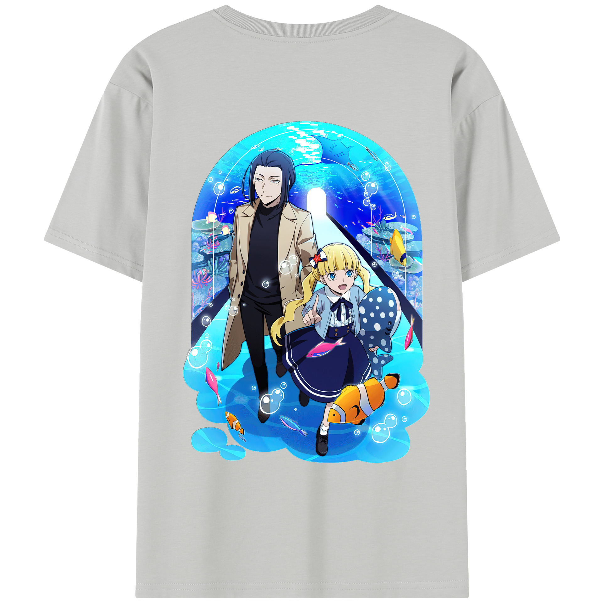 （画像用） 文豪ストレイドッグス Bungo Stray Dogs レディース半袖Tシャツ(バックプリント)