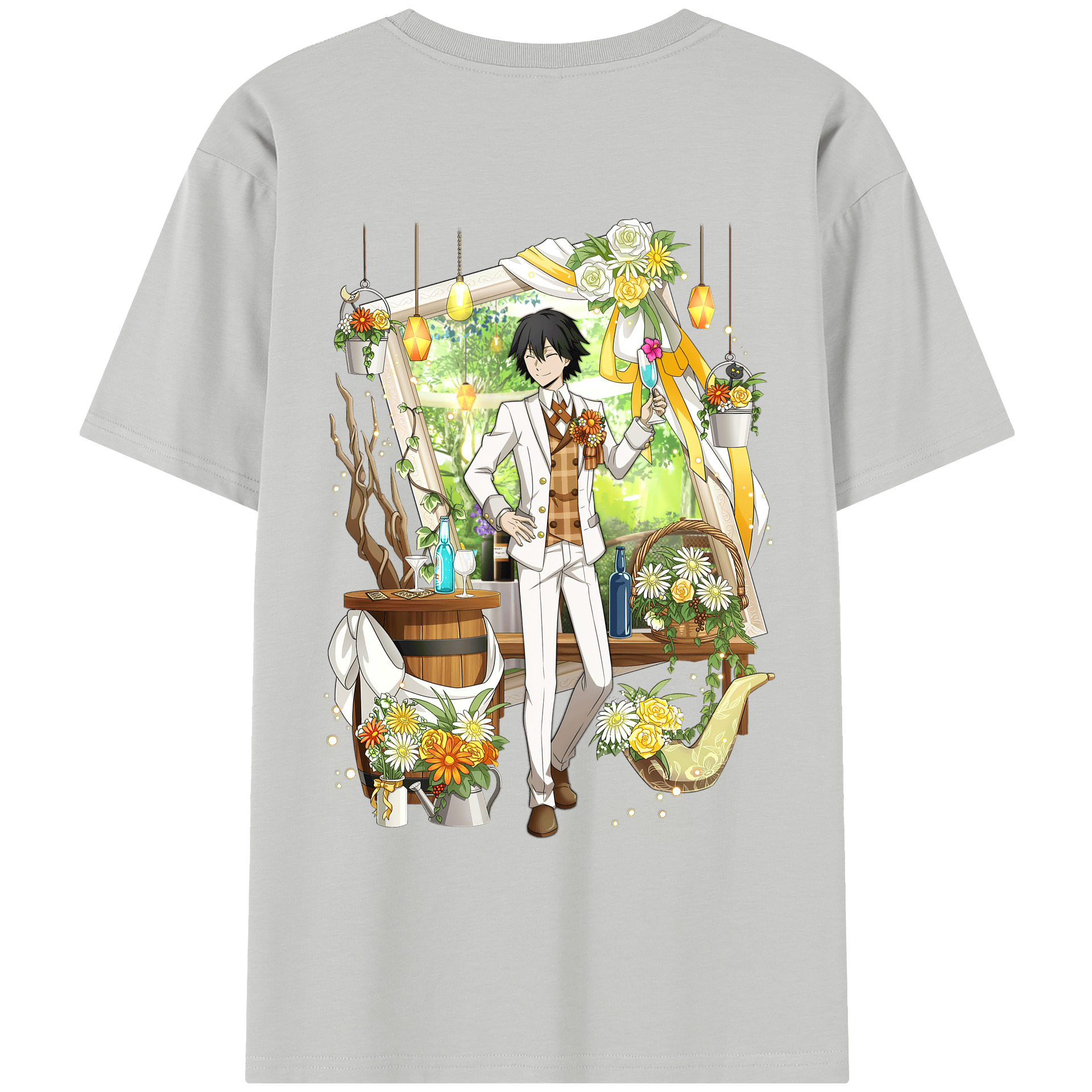 （画像用） 文豪ストレイドッグス Bungo Stray Dogs レディース半袖Tシャツ(バックプリント)