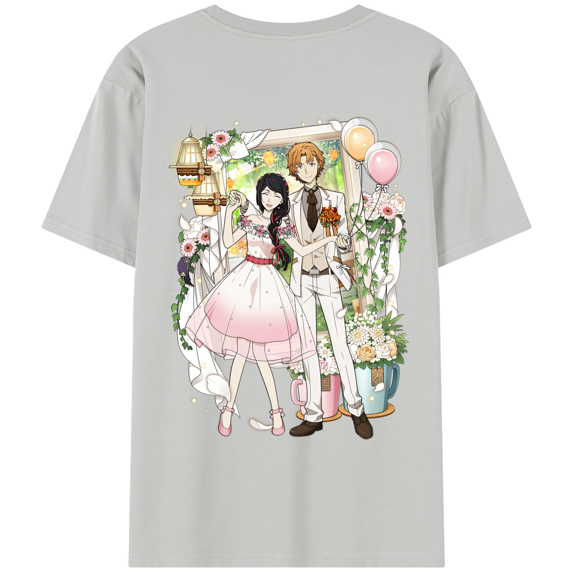 （画像用） 文豪ストレイドッグス Bungo Stray Dogs レディース半袖Tシャツ(バックプリント)