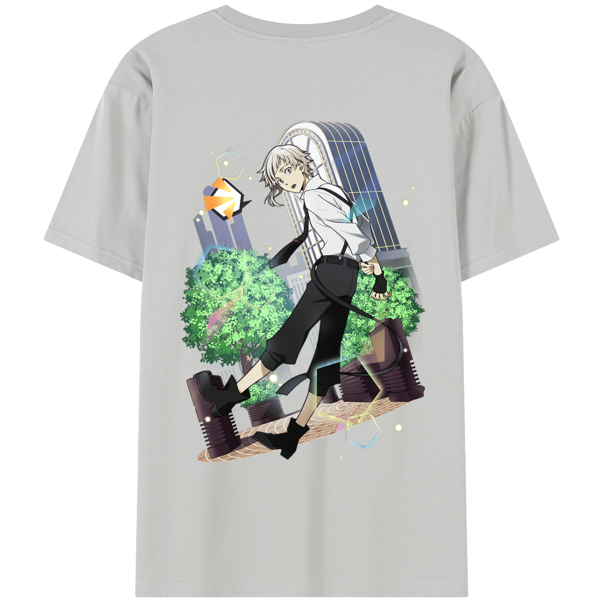 （画像用） 文豪ストレイドッグス Bungo Stray Dogs レディース半袖Tシャツ(バックプリント)