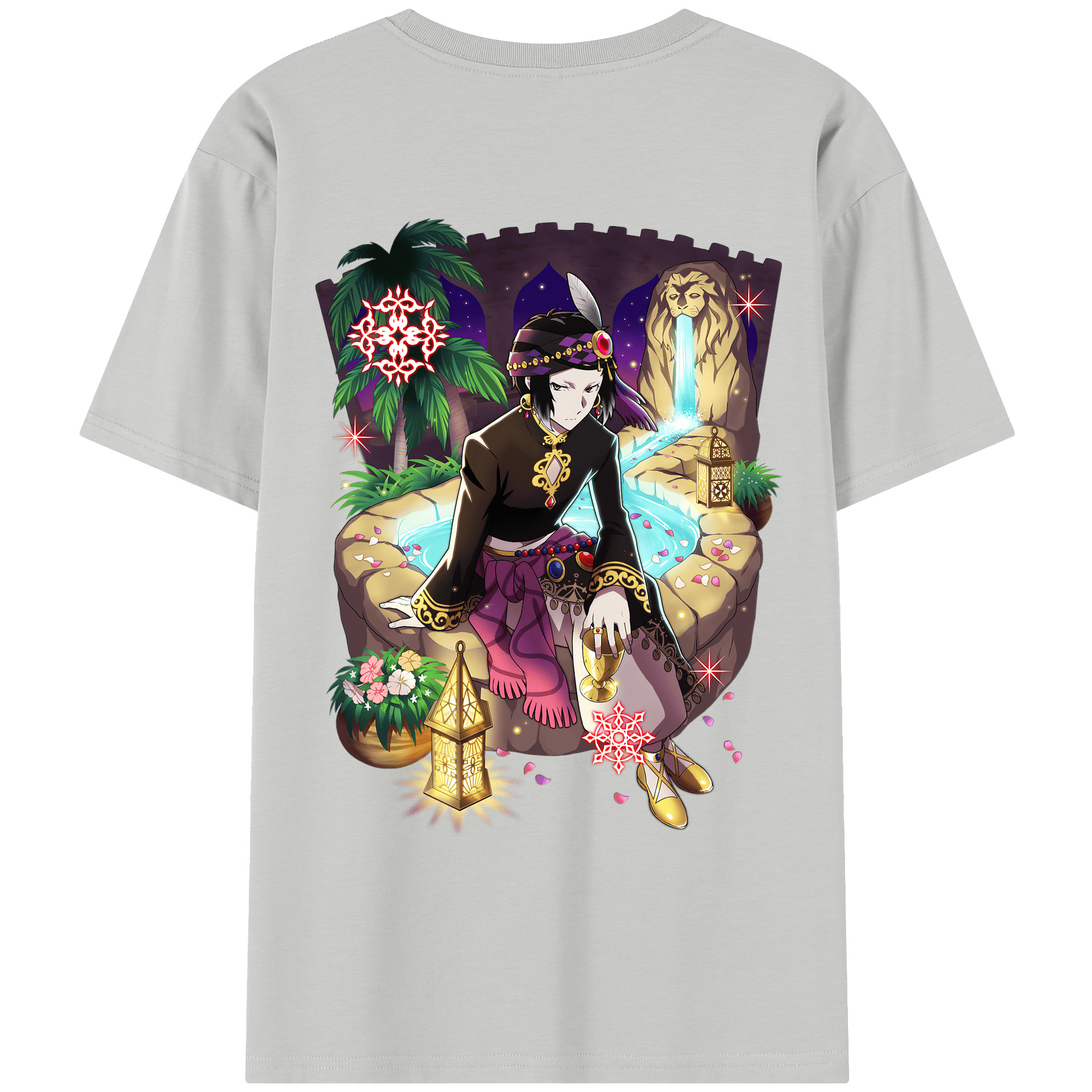 （画像用） 文豪ストレイドッグス Bungo Stray Dogs レディース半袖Tシャツ(バックプリント)