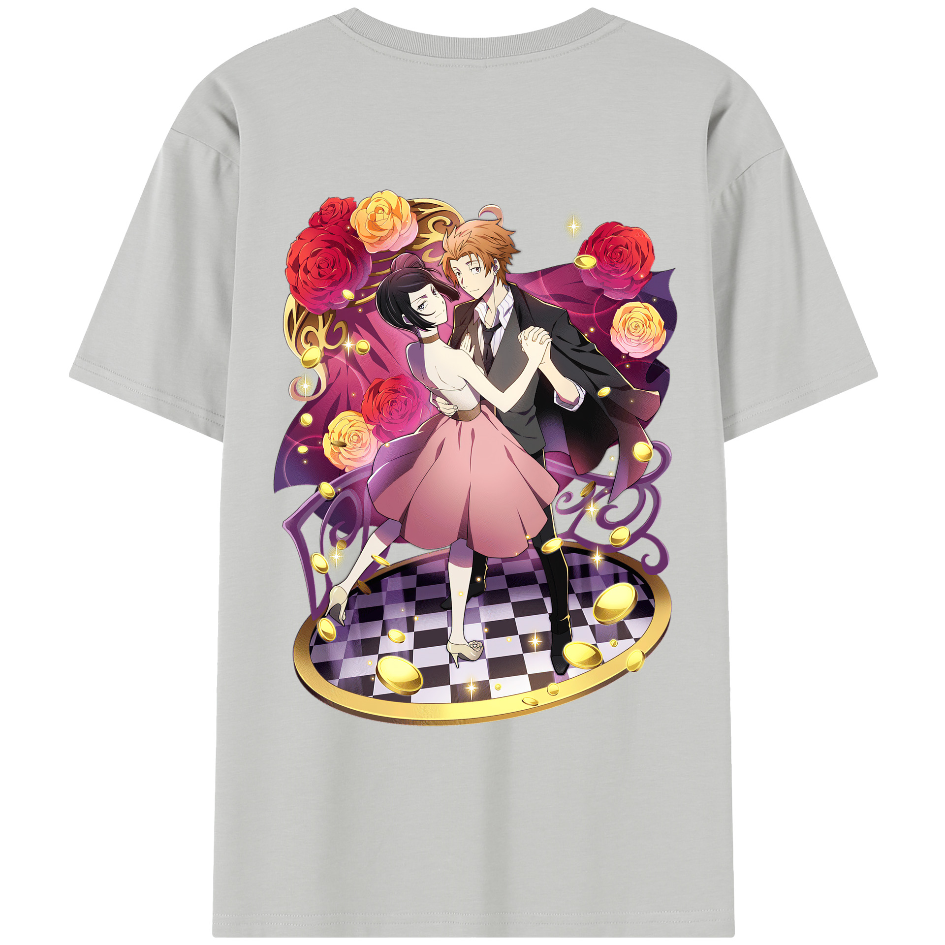 （画像用） 文豪ストレイドッグス Bungo Stray Dogs レディース半袖Tシャツ(バックプリント)