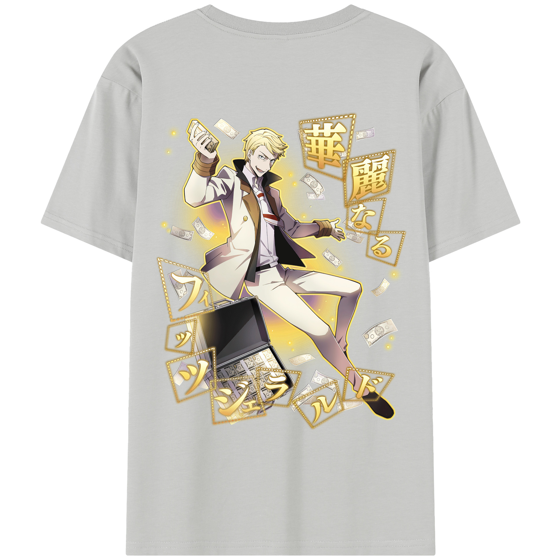 （画像用） 文豪ストレイドッグス Bungo Stray Dogs レディース半袖Tシャツ(バックプリント)