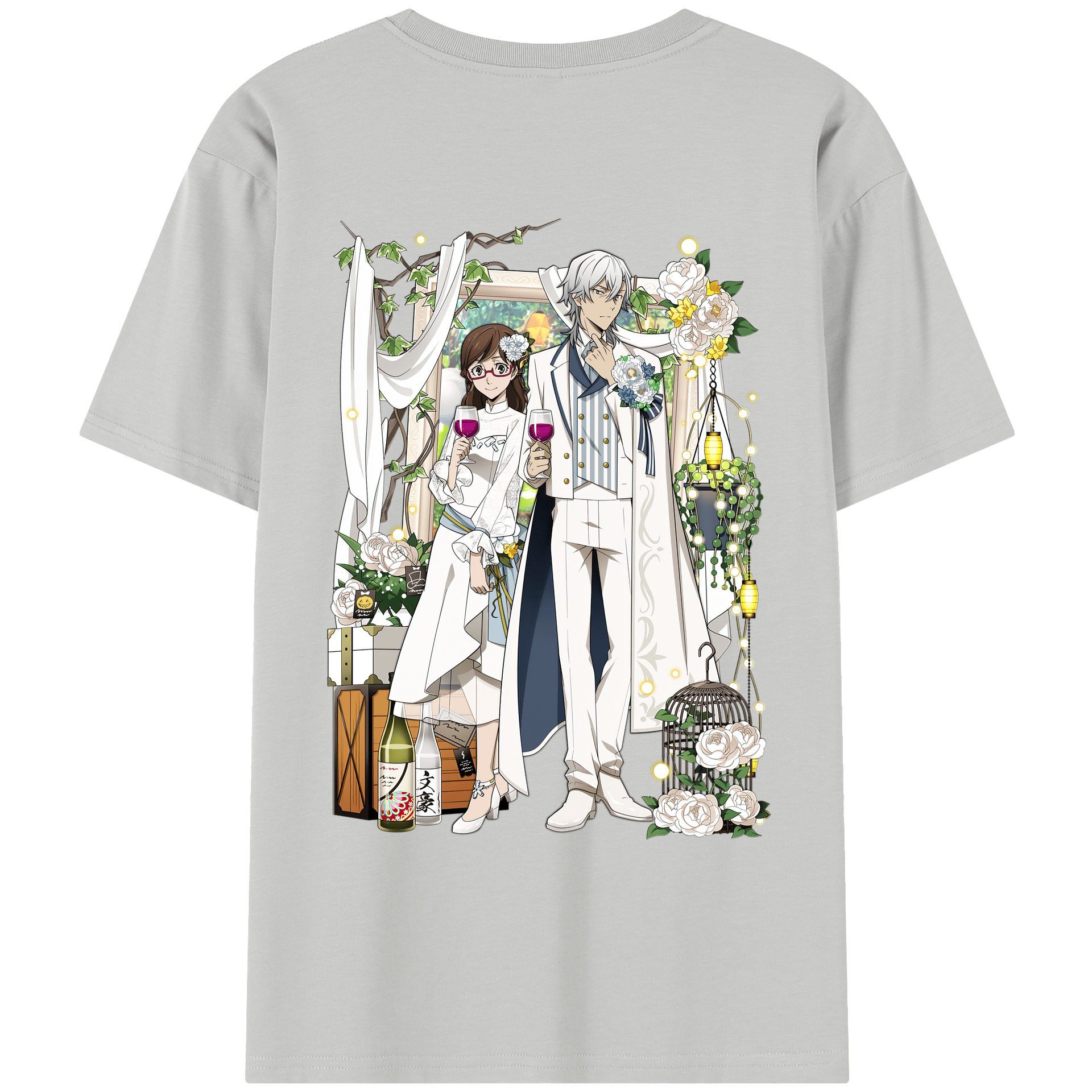 （画像用） 文豪ストレイドッグス Bungo Stray Dogs レディース半袖Tシャツ(バックプリント)