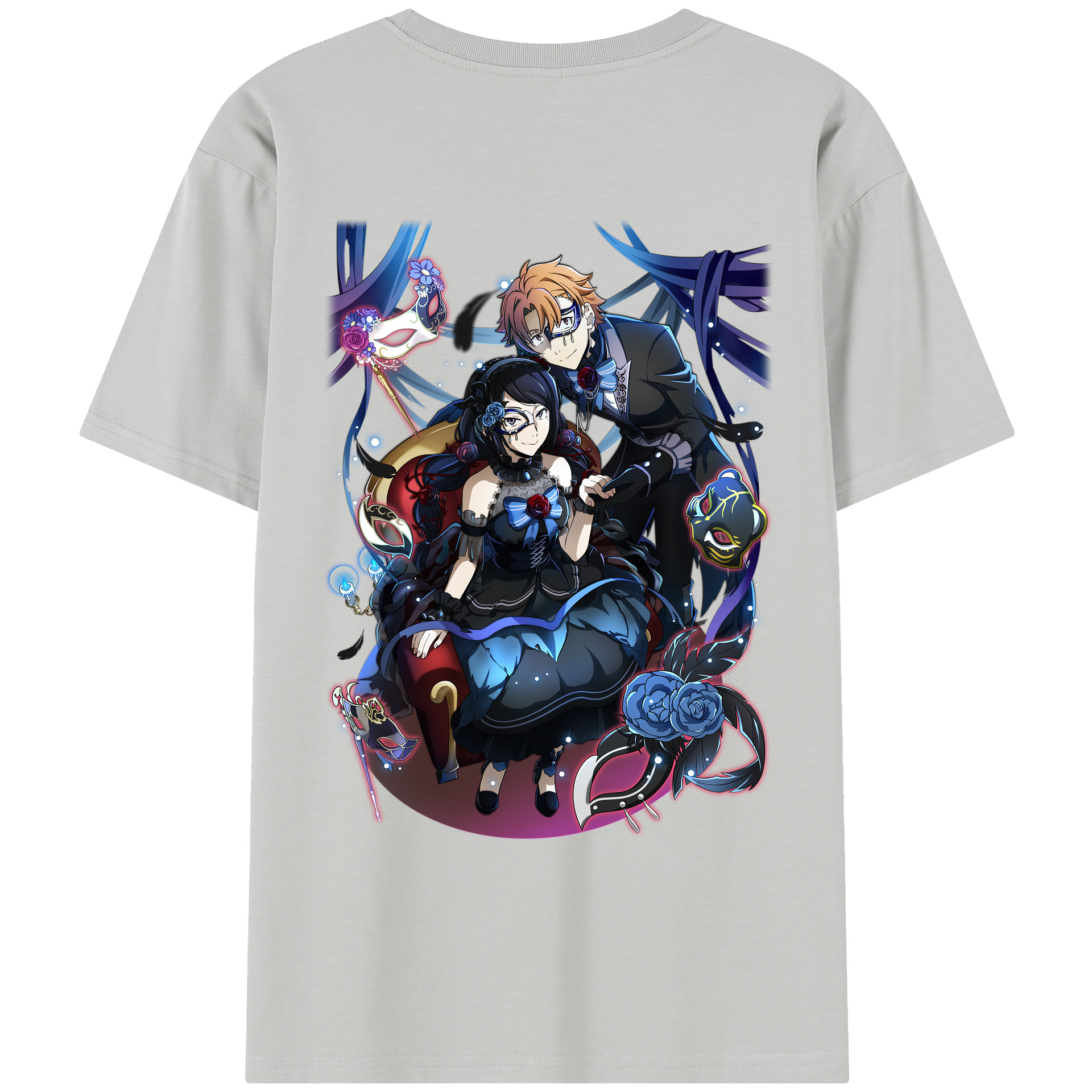 （画像用） 文豪ストレイドッグス Bungo Stray Dogs レディース半袖Tシャツ(バックプリント)