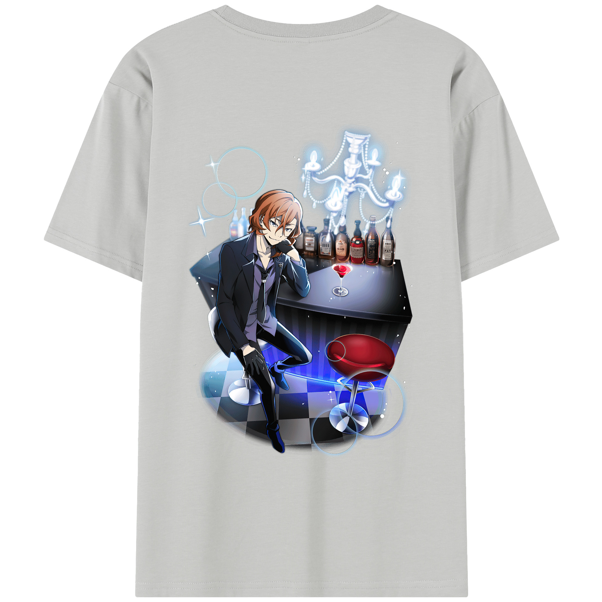 （画像用） 文豪ストレイドッグス Bungo Stray Dogs レディース半袖Tシャツ(バックプリント)