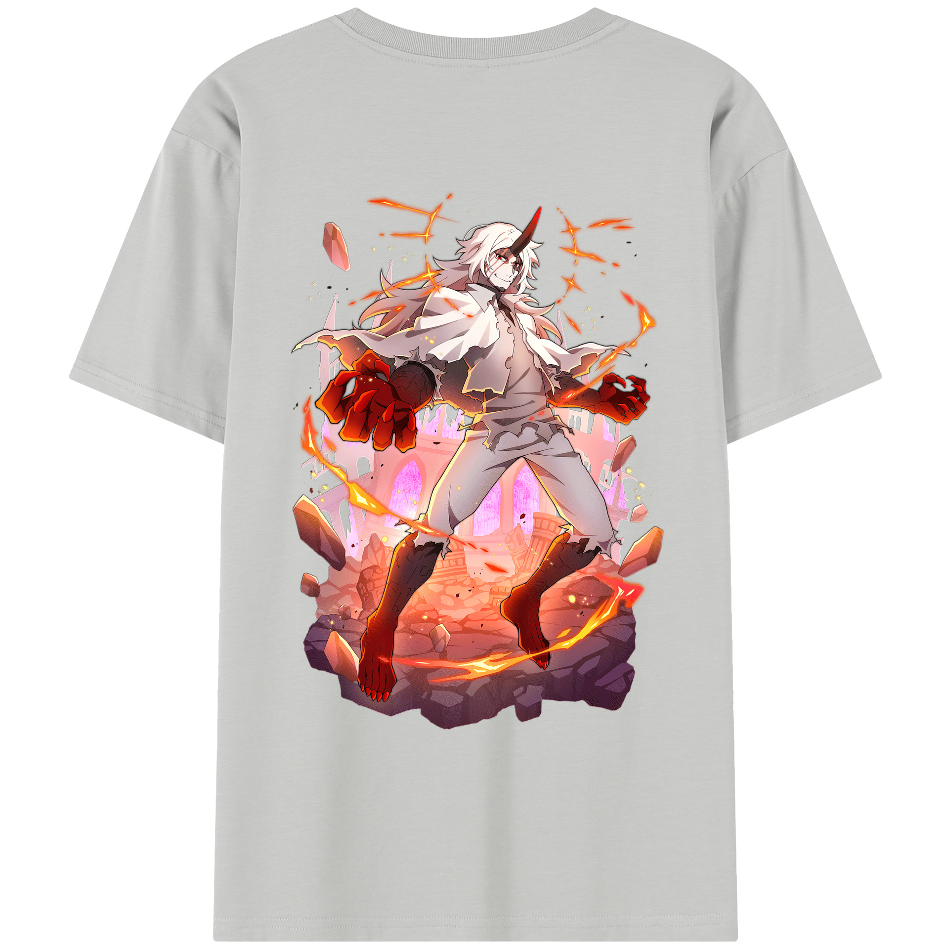 （画像用） 文豪ストレイドッグス Bungo Stray Dogs レディース半袖Tシャツ(バックプリント)