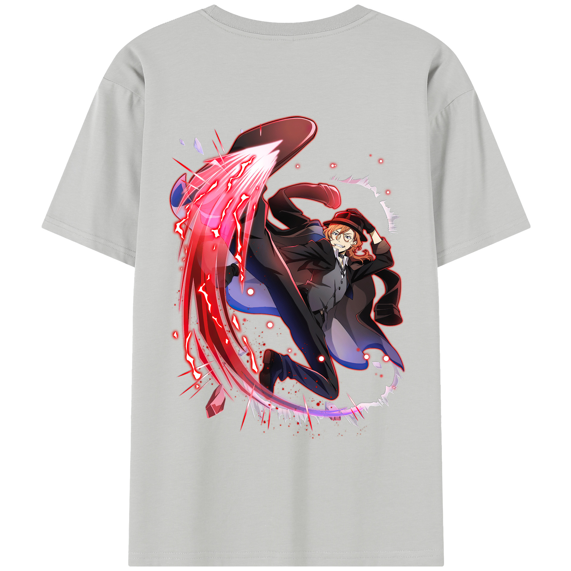 （画像用） 文豪ストレイドッグス Bungo Stray Dogs レディース半袖Tシャツ(バックプリント)