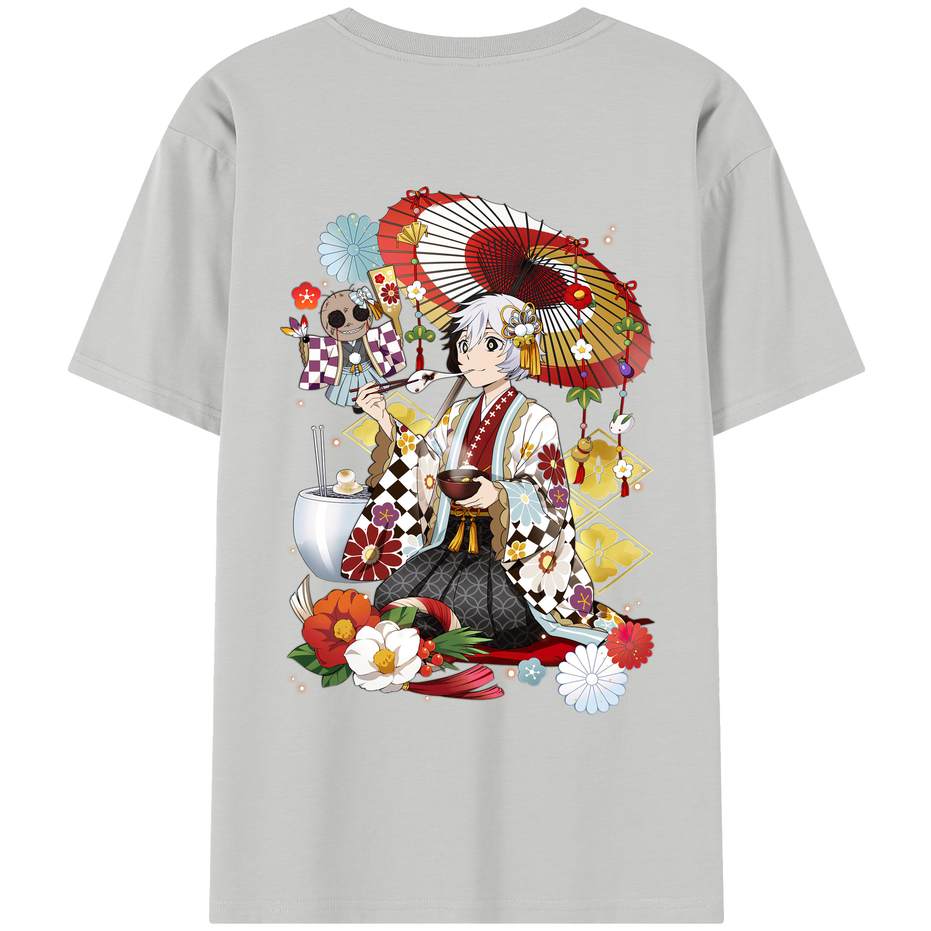 （画像用） 文豪ストレイドッグス Bungo Stray Dogs レディース半袖Tシャツ(バックプリント)