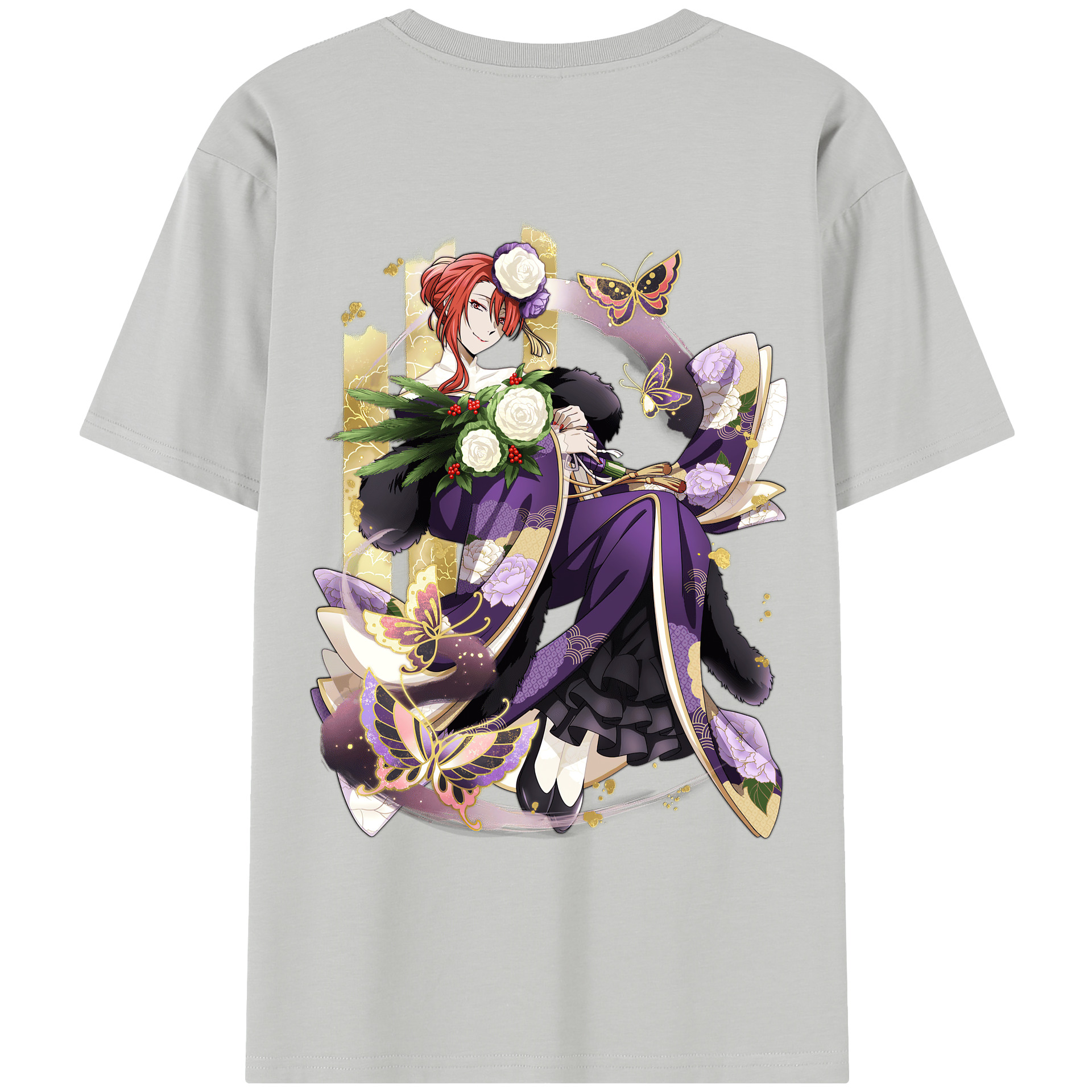 （画像用） 文豪ストレイドッグス Bungo Stray Dogs レディース半袖Tシャツ(バックプリント)