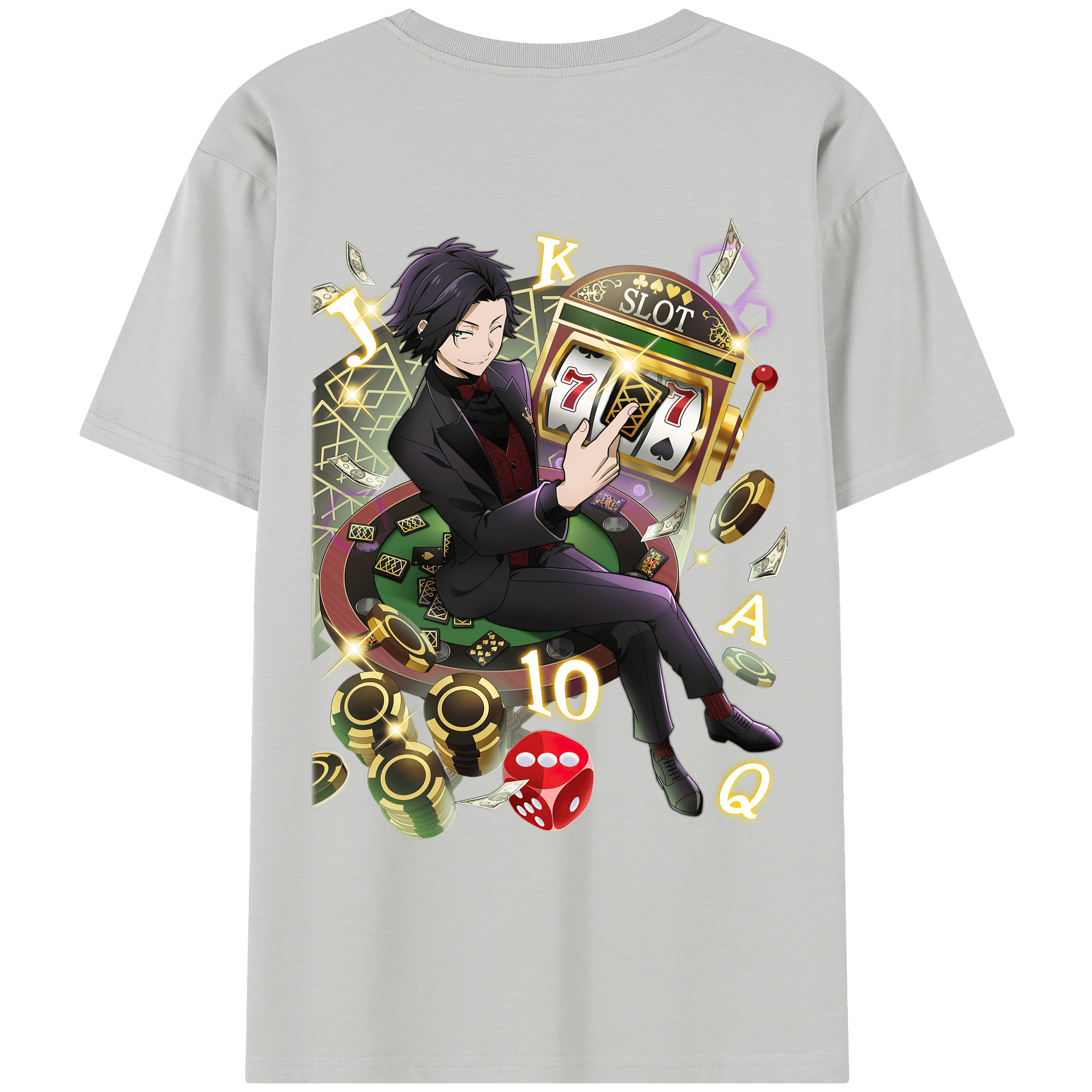 （画像用） 文豪ストレイドッグス Bungo Stray Dogs レディース半袖Tシャツ(バックプリント)