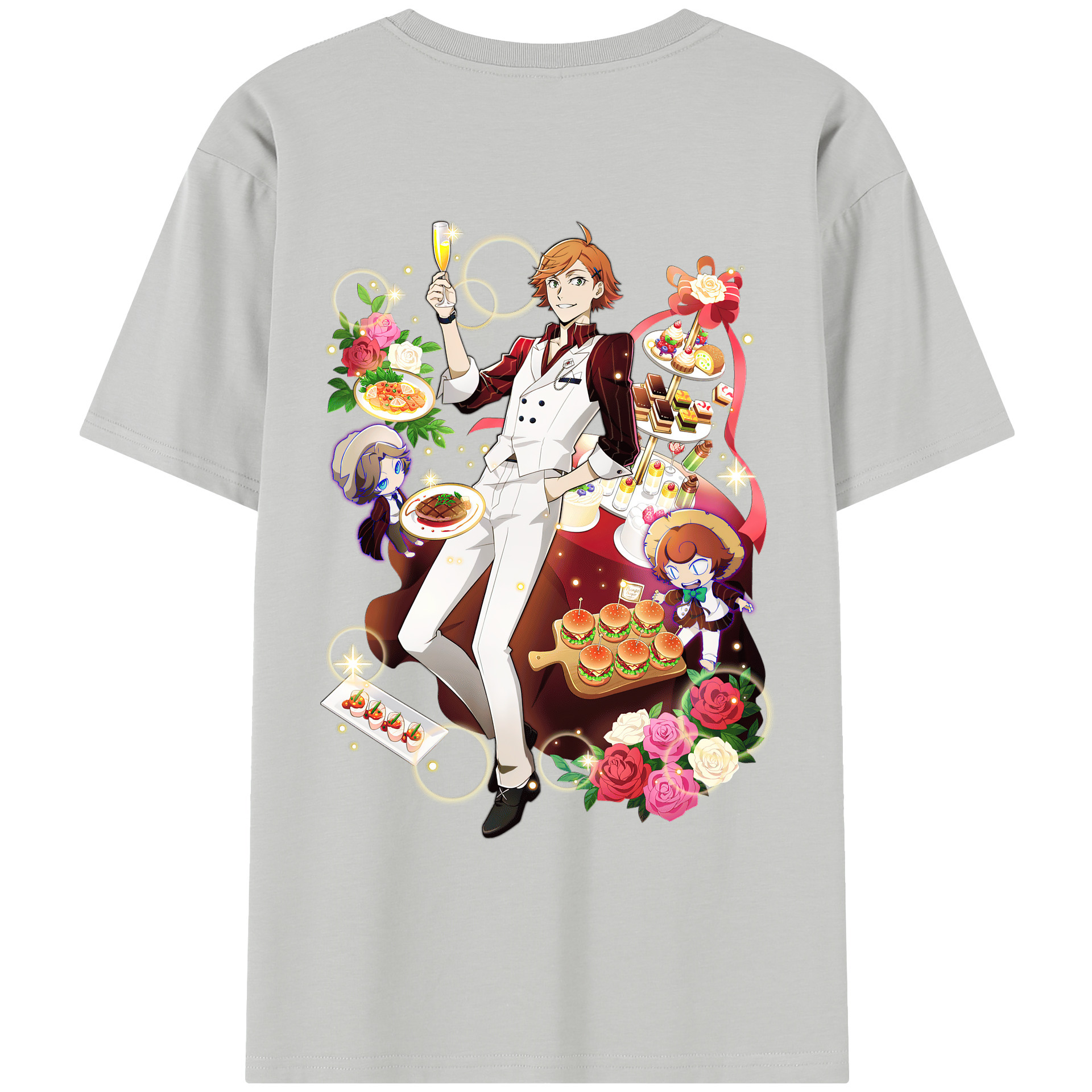 （画像用） 文豪ストレイドッグス Bungo Stray Dogs レディース半袖Tシャツ(バックプリント)