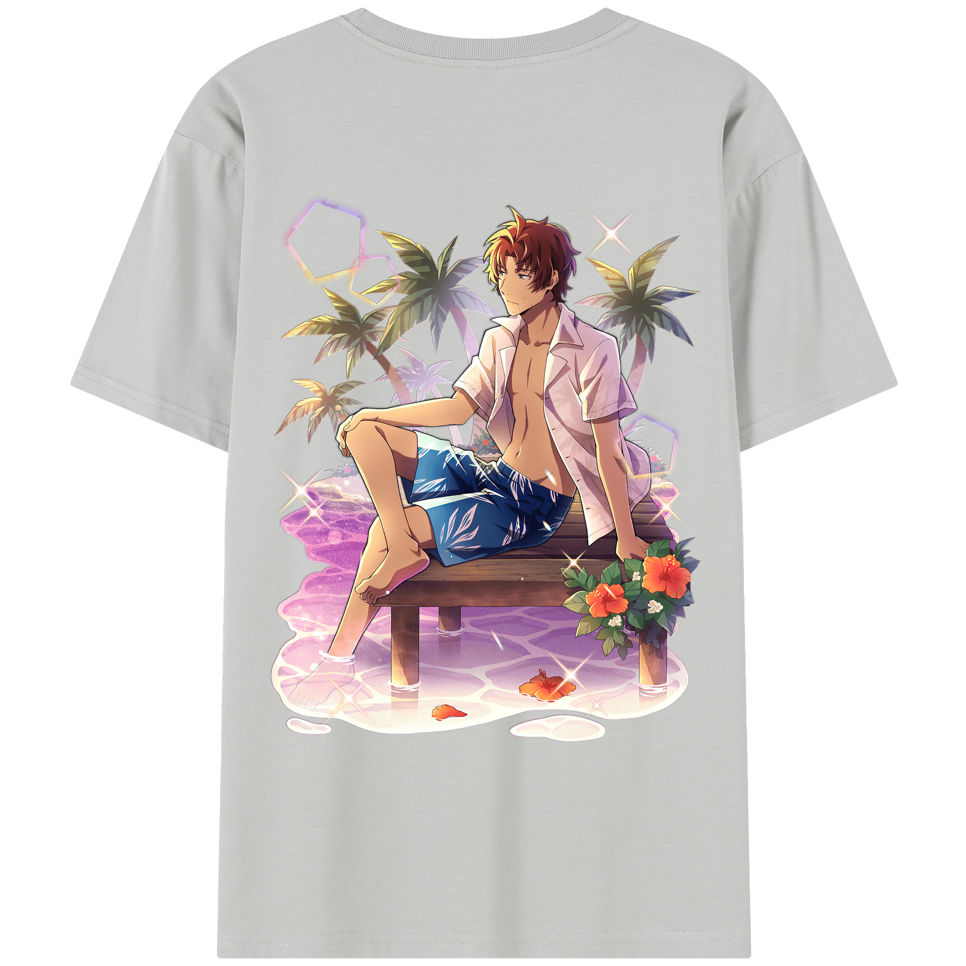 （画像用） 文豪ストレイドッグス Bungo Stray Dogs レディース半袖Tシャツ(バックプリント)