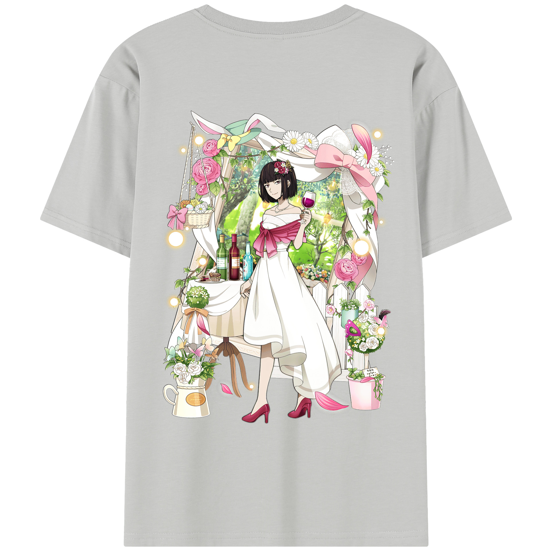（画像用） 文豪ストレイドッグス Bungo Stray Dogs レディース半袖Tシャツ(バックプリント)