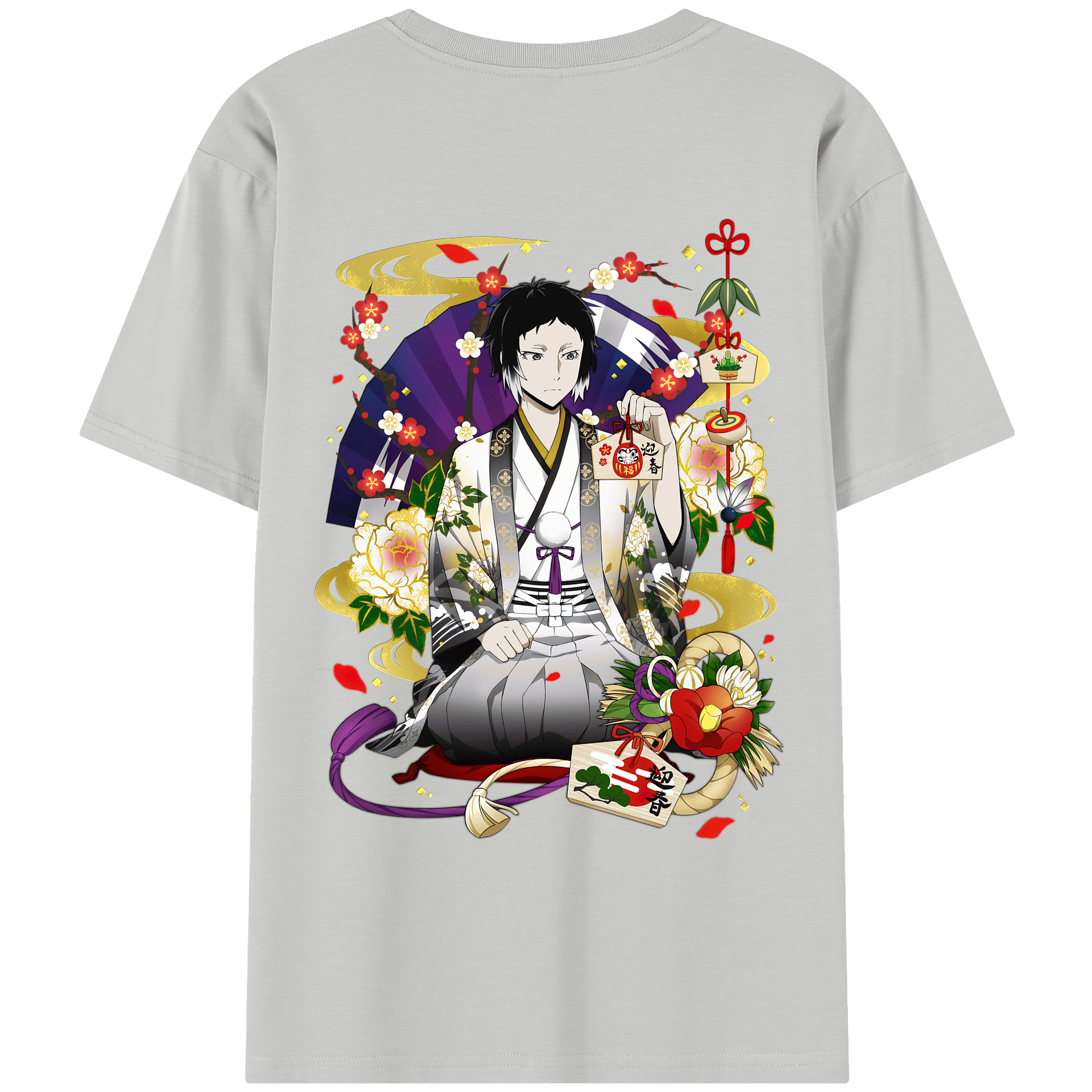 （画像用） 文豪ストレイドッグス Bungo Stray Dogs レディース半袖Tシャツ(バックプリント)