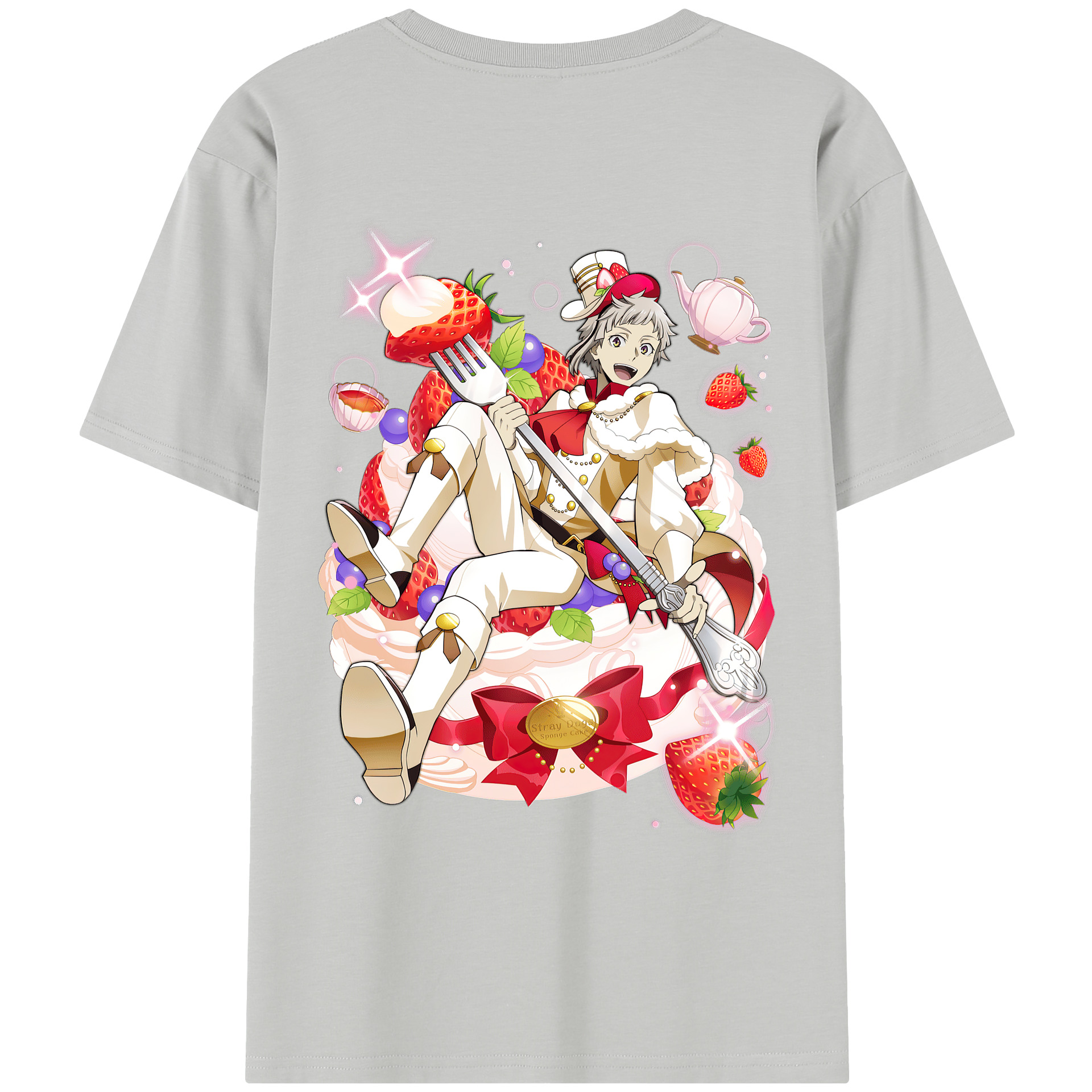 （画像用） 文豪ストレイドッグス Bungo Stray Dogs レディース半袖Tシャツ(バックプリント)