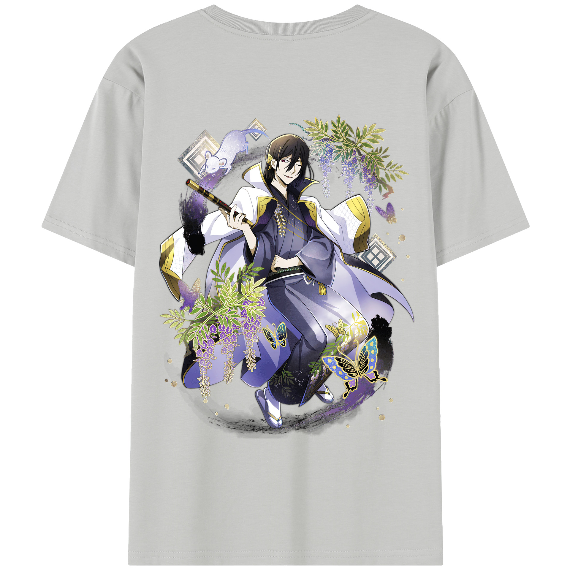 （画像用） 文豪ストレイドッグス Bungo Stray Dogs レディース半袖Tシャツ(バックプリント)