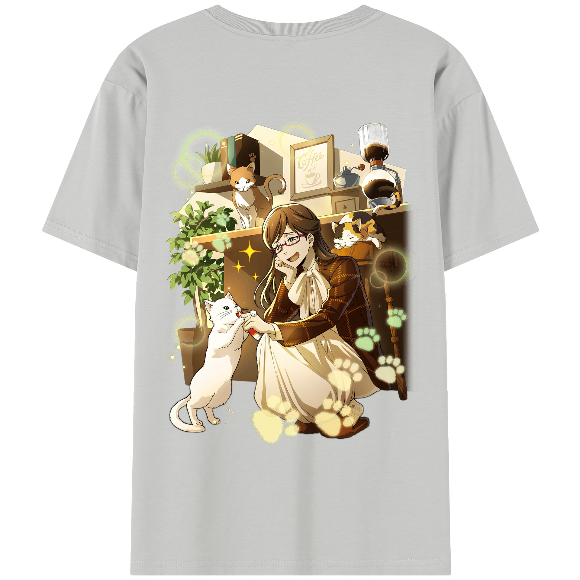 （画像用） 文豪ストレイドッグス Bungo Stray Dogs レディース半袖Tシャツ(バックプリント)