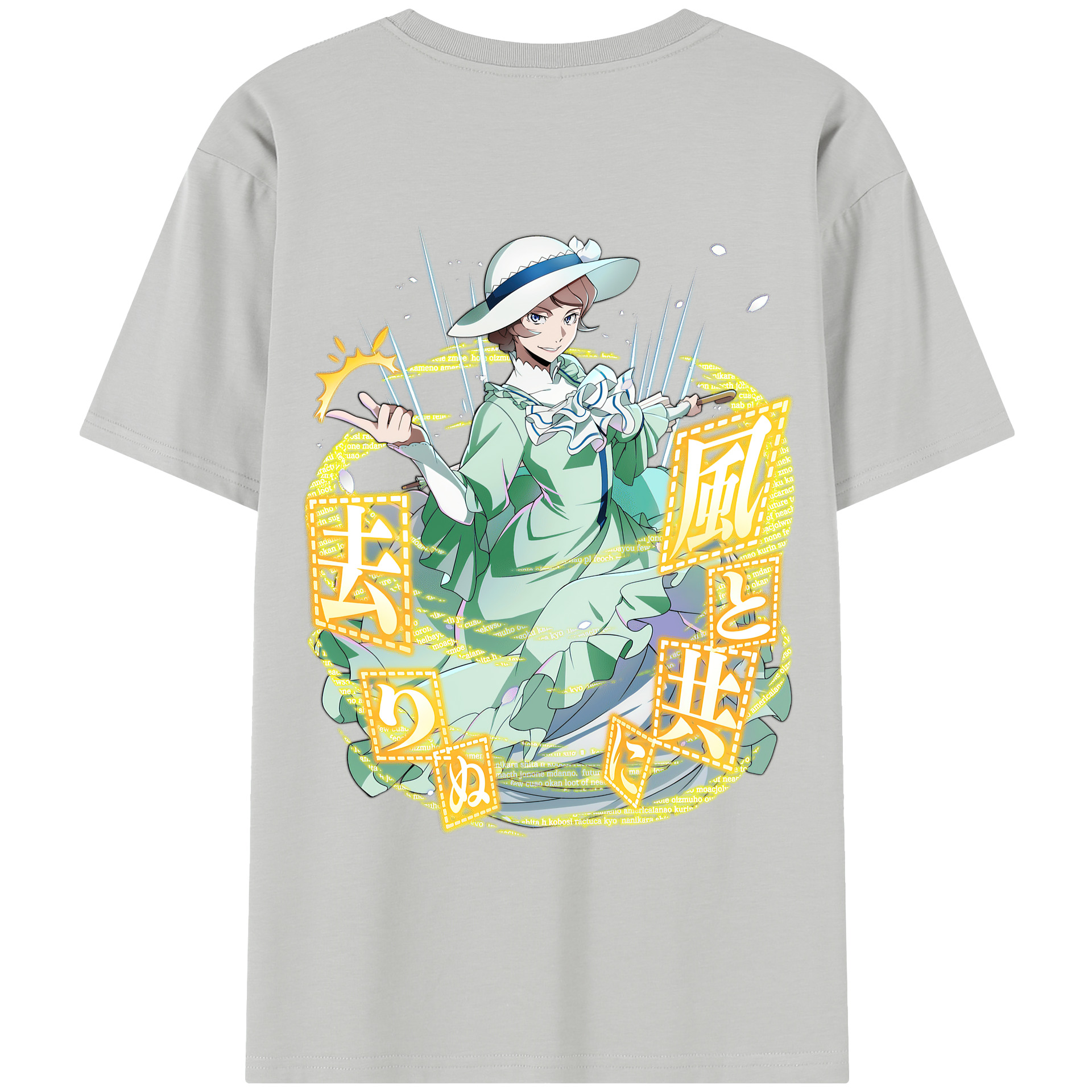 （画像用） 文豪ストレイドッグス Bungo Stray Dogs レディース半袖Tシャツ(バックプリント)
