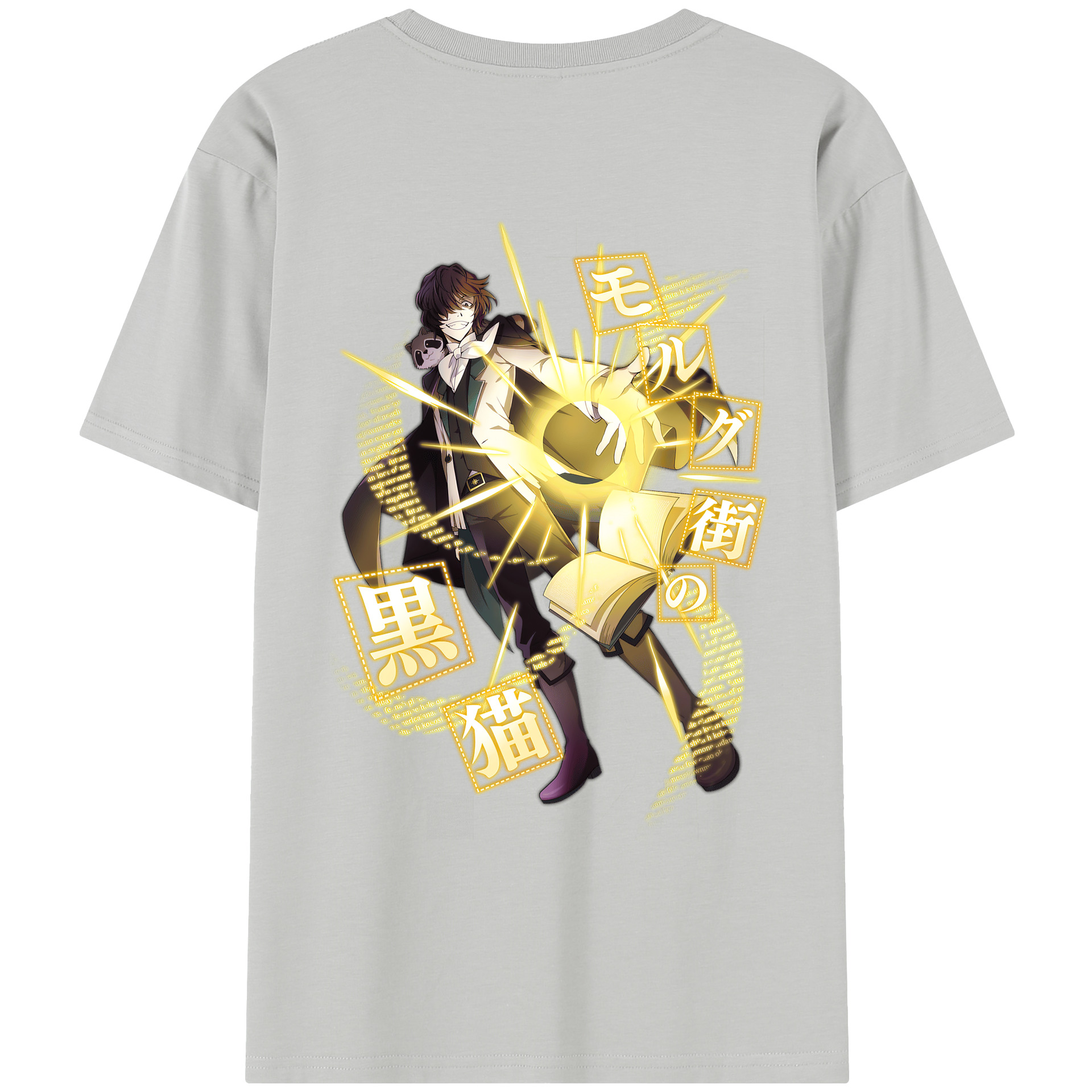 （画像用） 文豪ストレイドッグス Bungo Stray Dogs レディース半袖Tシャツ(バックプリント)