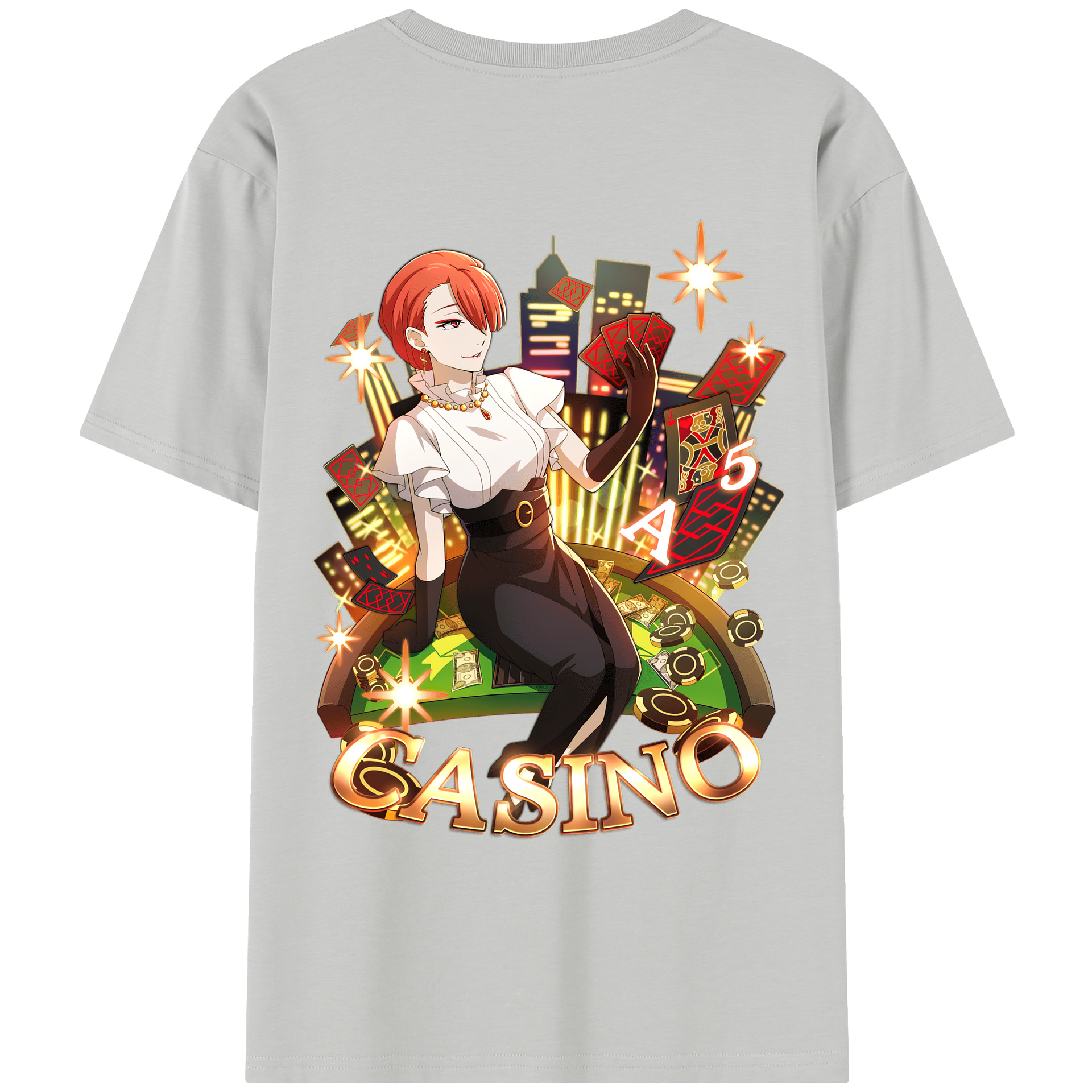 （画像用） 文豪ストレイドッグス Bungo Stray Dogs レディース半袖Tシャツ(バックプリント)
