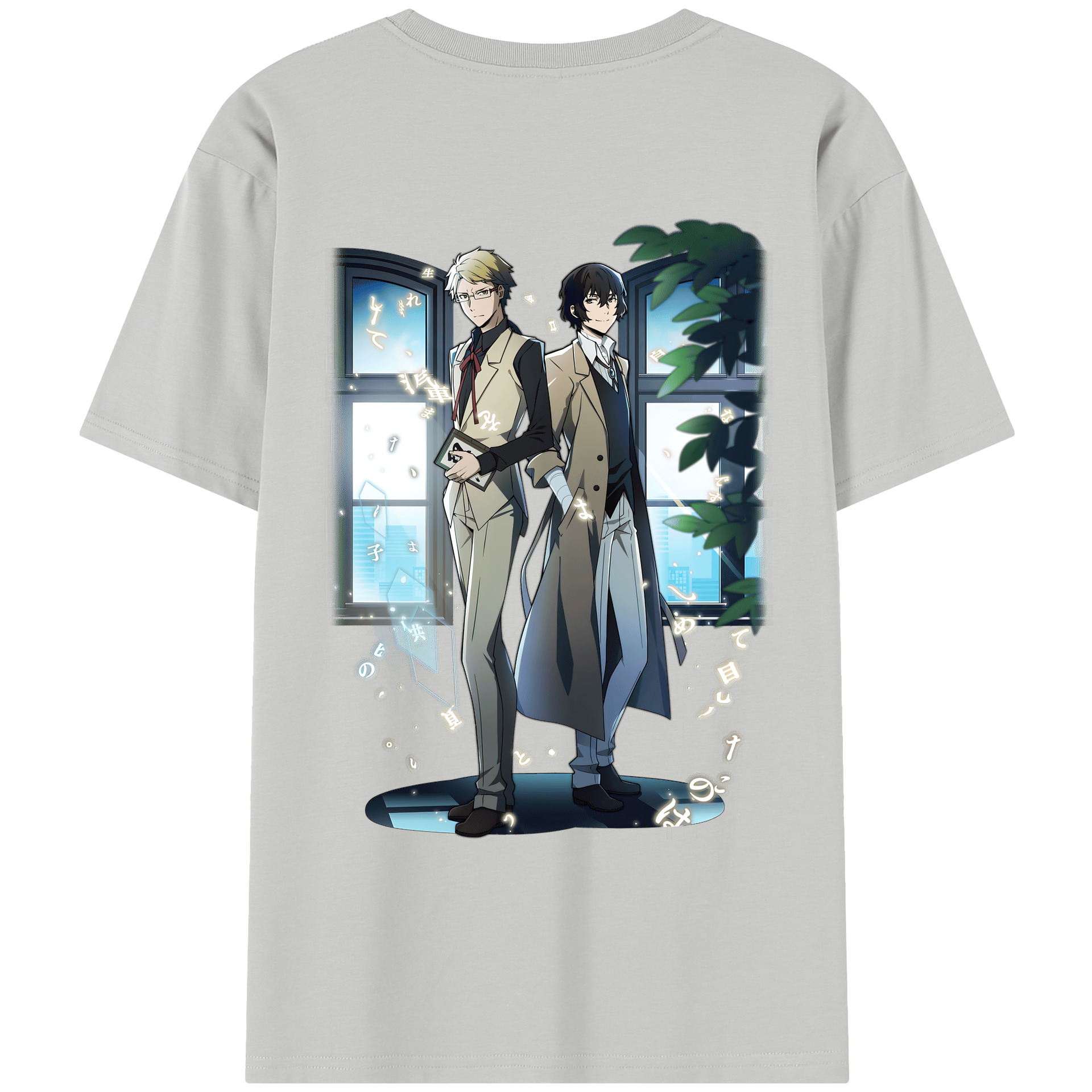 （画像用） 文豪ストレイドッグス Bungo Stray Dogs レディース半袖Tシャツ(バックプリント)