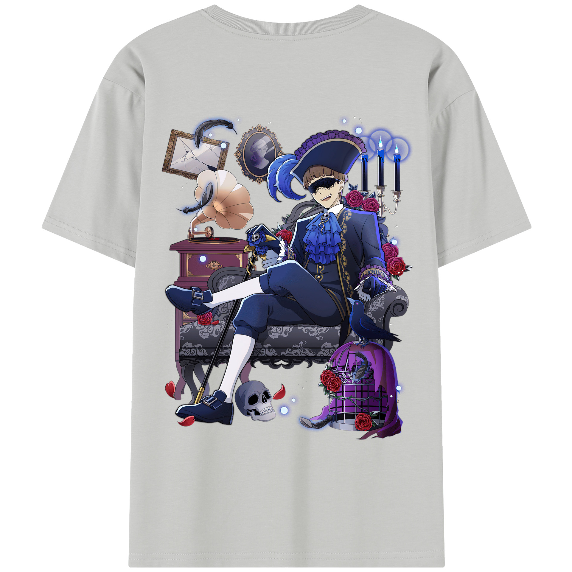 （画像用） 文豪ストレイドッグス Bungo Stray Dogs レディース半袖Tシャツ(バックプリント)