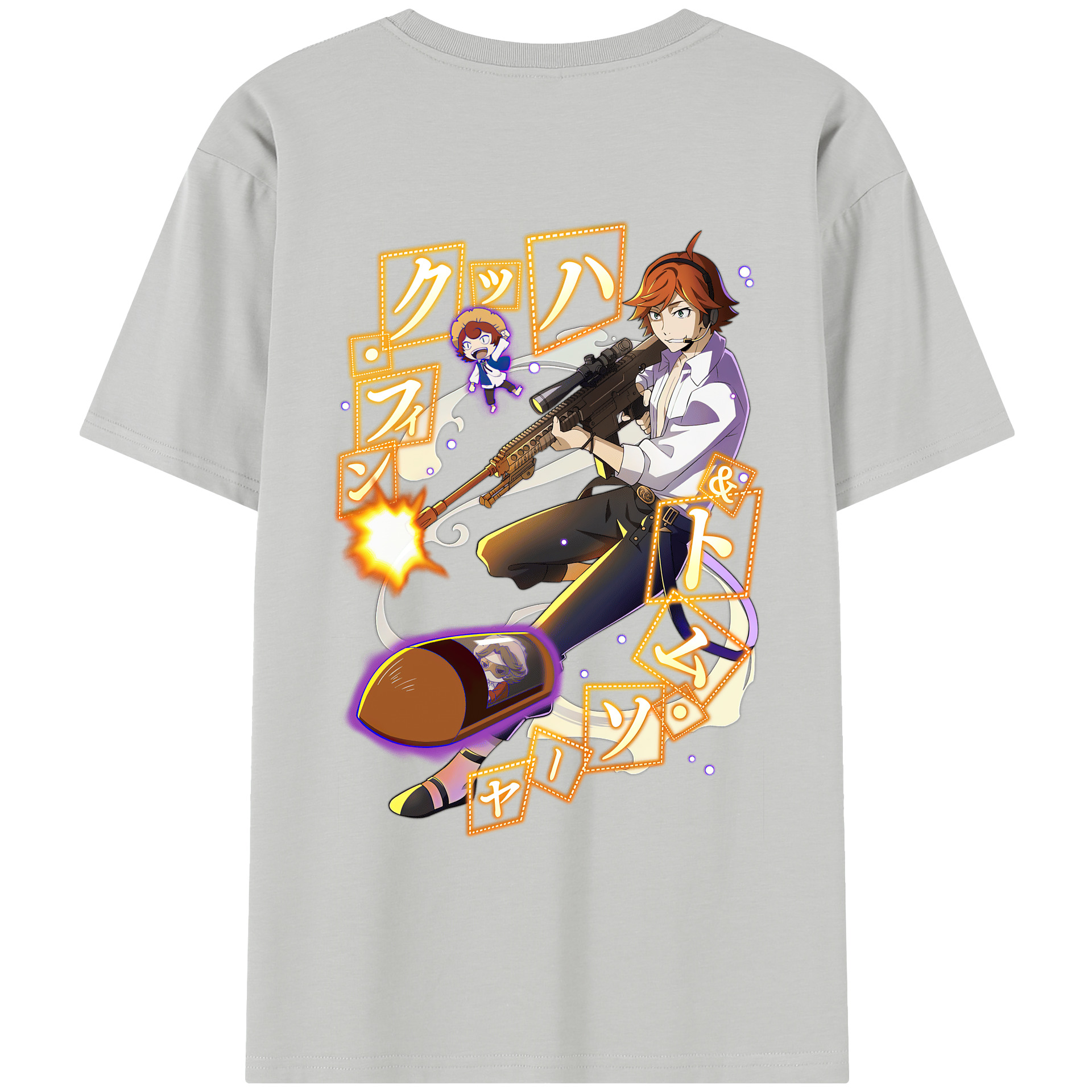 （画像用） 文豪ストレイドッグス Bungo Stray Dogs レディース半袖Tシャツ(バックプリント)