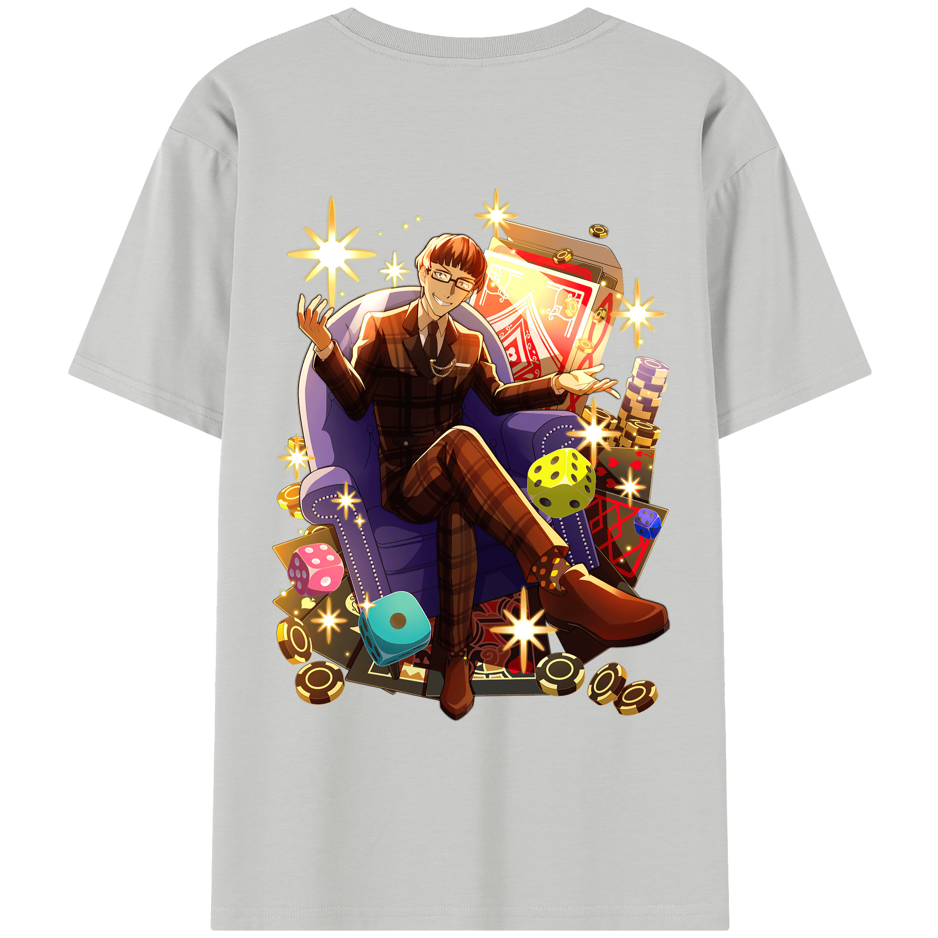 （画像用） 文豪ストレイドッグス Bungo Stray Dogs レディース半袖Tシャツ(バックプリント)