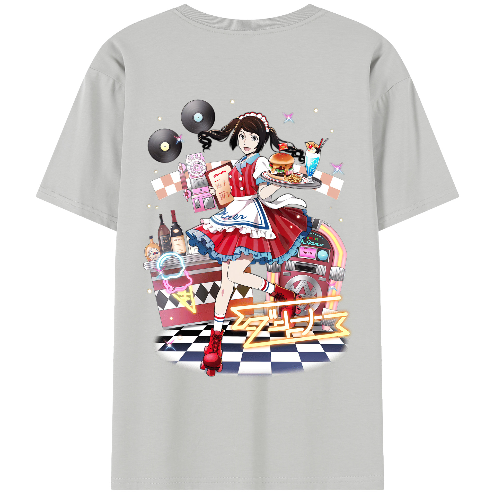 （画像用） 文豪ストレイドッグス Bungo Stray Dogs レディース半袖Tシャツ(バックプリント)