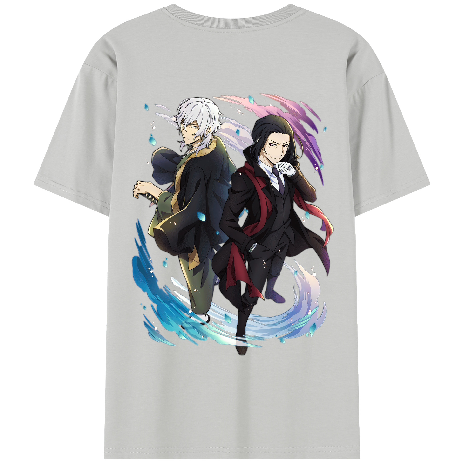 （画像用） 文豪ストレイドッグス Bungo Stray Dogs レディース半袖Tシャツ(バックプリント)