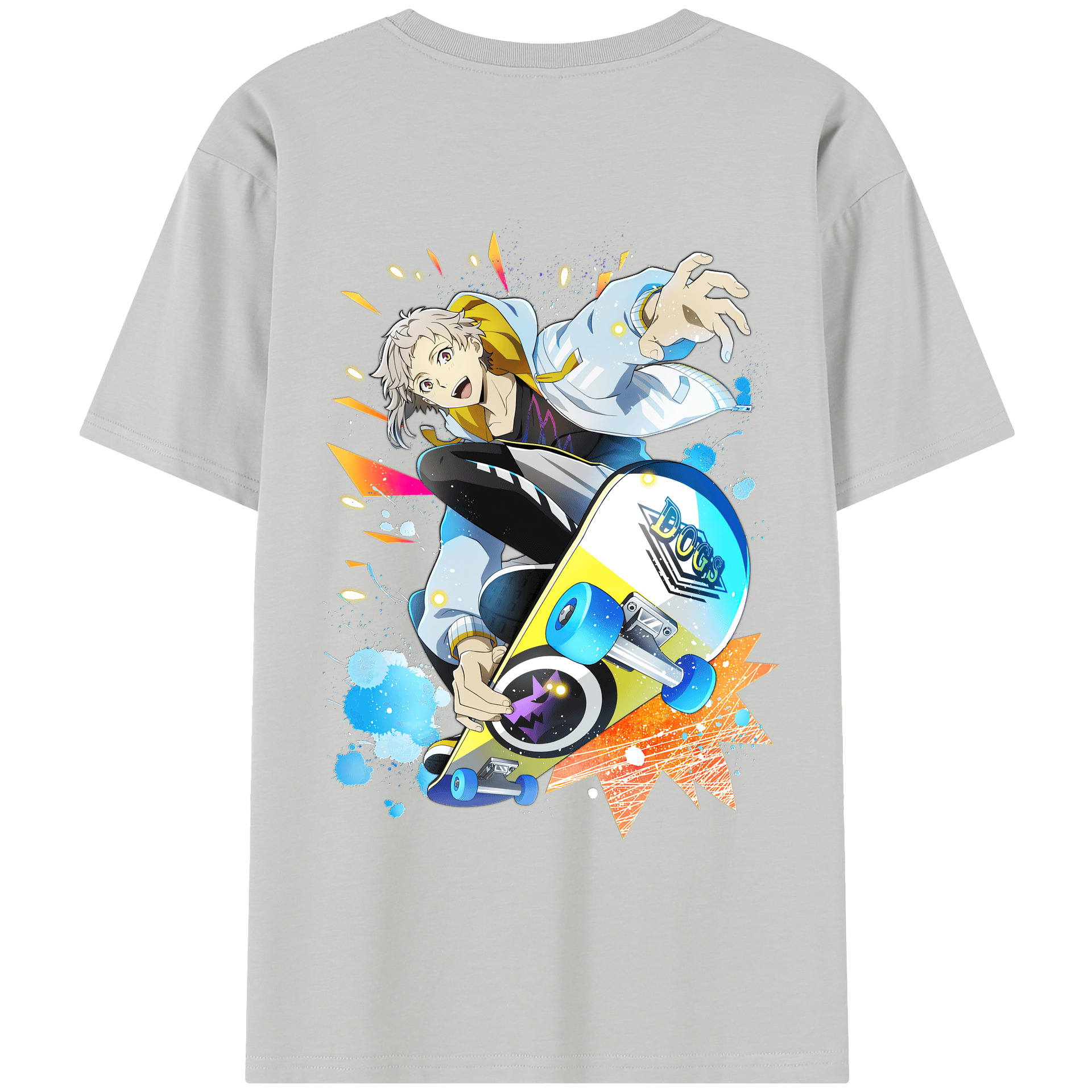 （画像用） 文豪ストレイドッグス Bungo Stray Dogs レディース半袖Tシャツ(バックプリント)