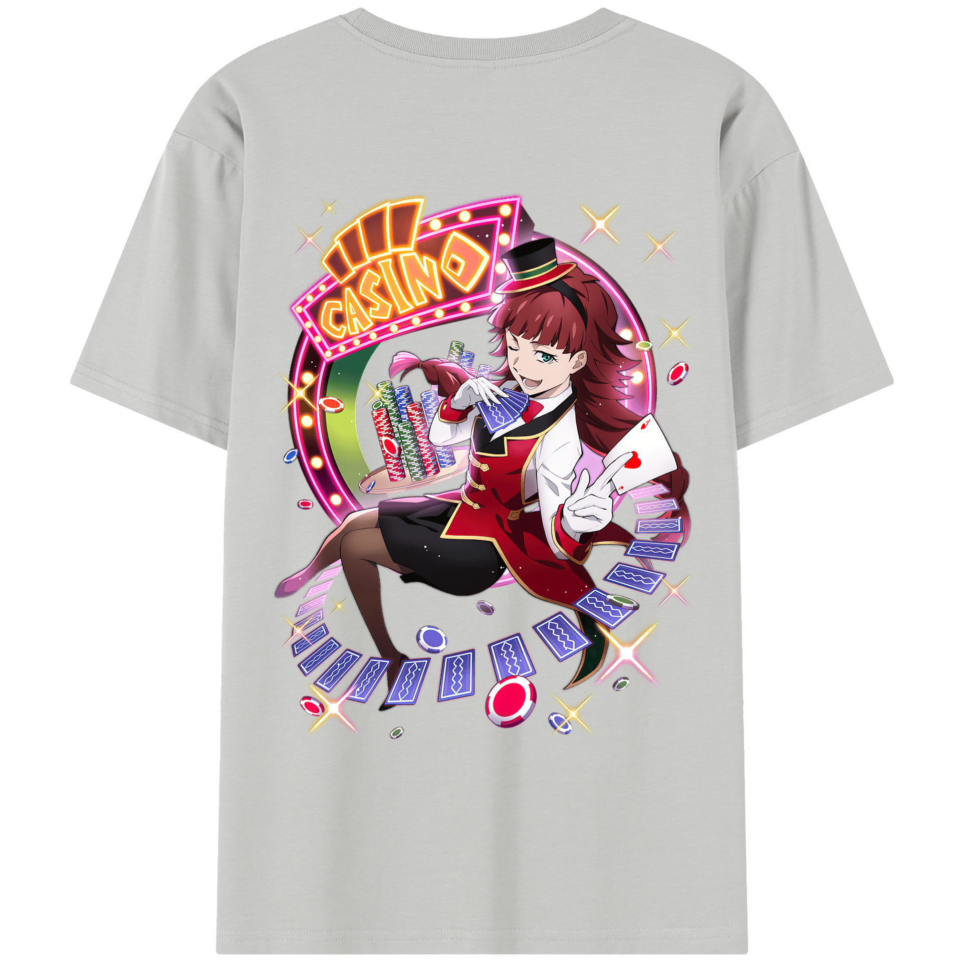 （画像用） 文豪ストレイドッグス Bungo Stray Dogs レディース半袖Tシャツ(バックプリント)