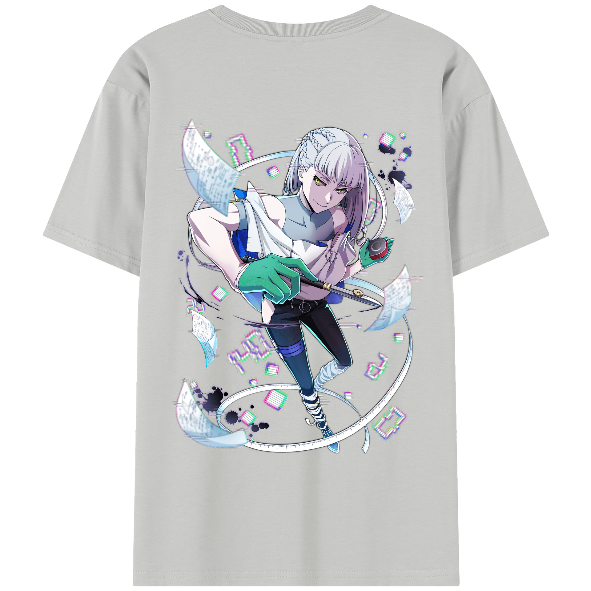 （画像用） 文豪ストレイドッグス Bungo Stray Dogs レディース半袖Tシャツ(バックプリント)