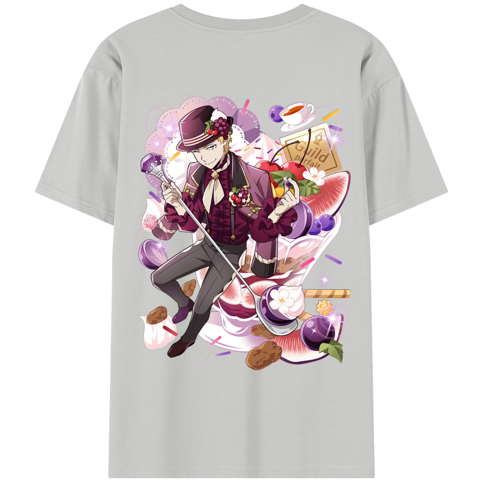 （画像用） 文豪ストレイドッグス Bungo Stray Dogs レディース半袖Tシャツ(バックプリント)