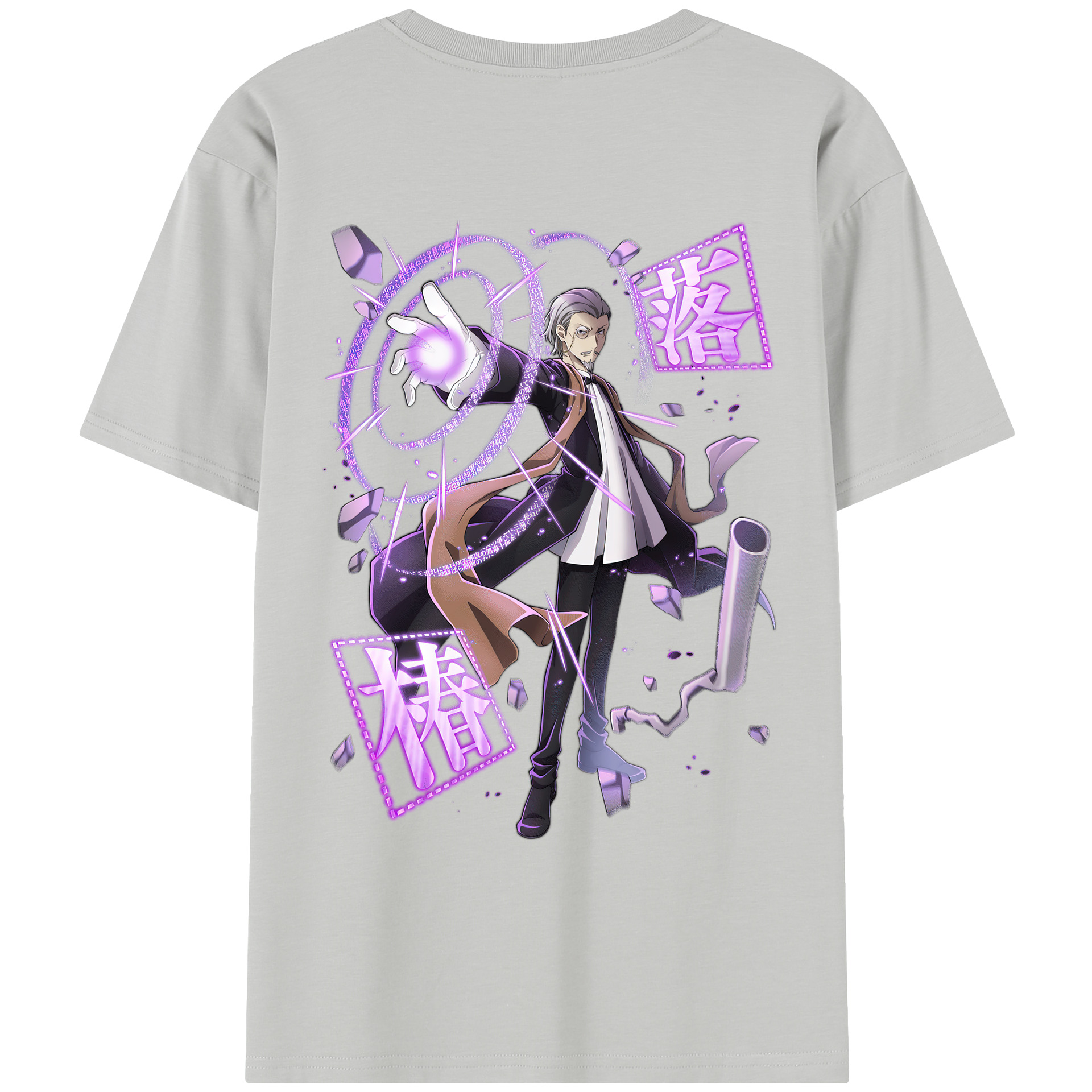 （画像用） 文豪ストレイドッグス Bungo Stray Dogs レディース半袖Tシャツ(バックプリント)