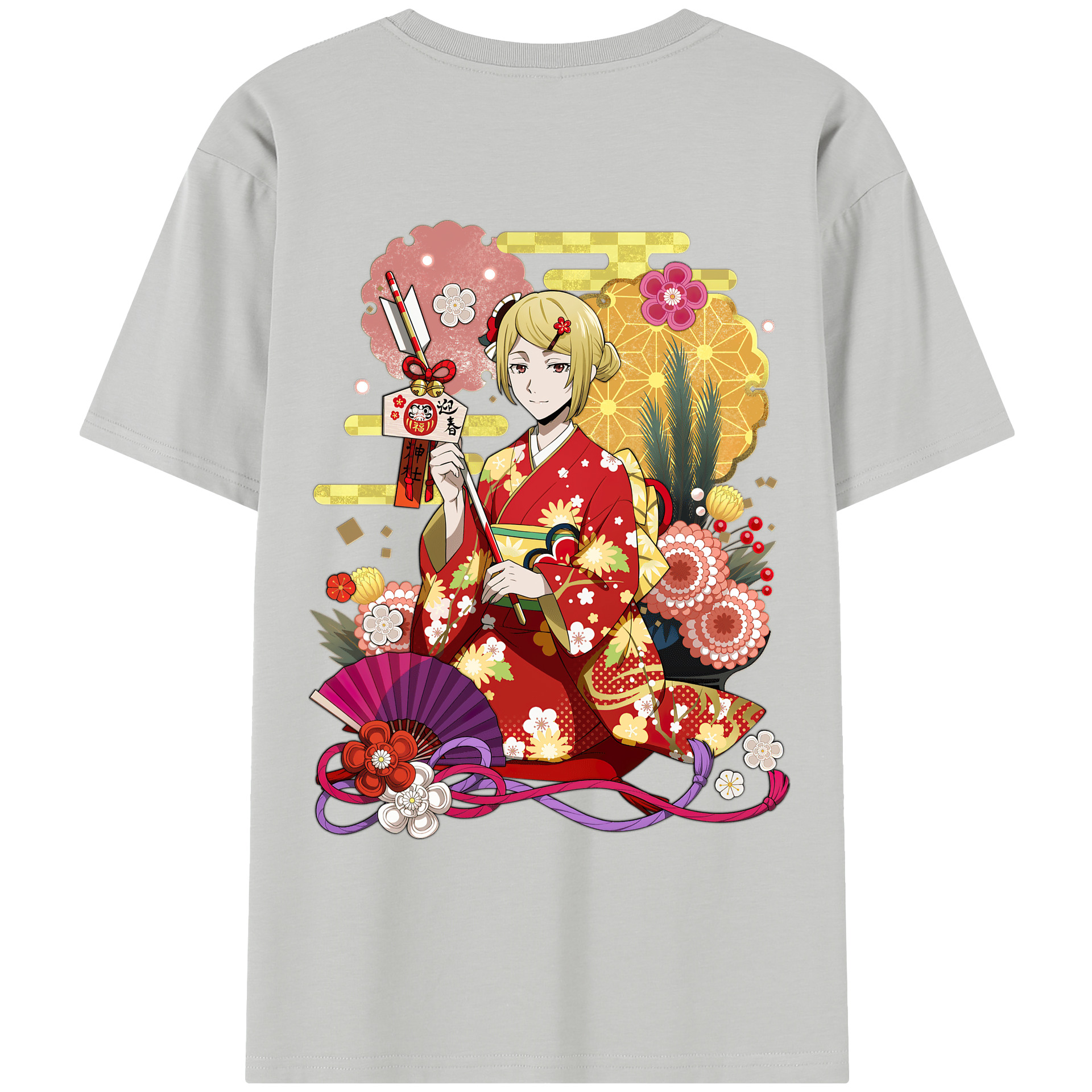 （画像用） 文豪ストレイドッグス Bungo Stray Dogs レディース半袖Tシャツ(バックプリント)