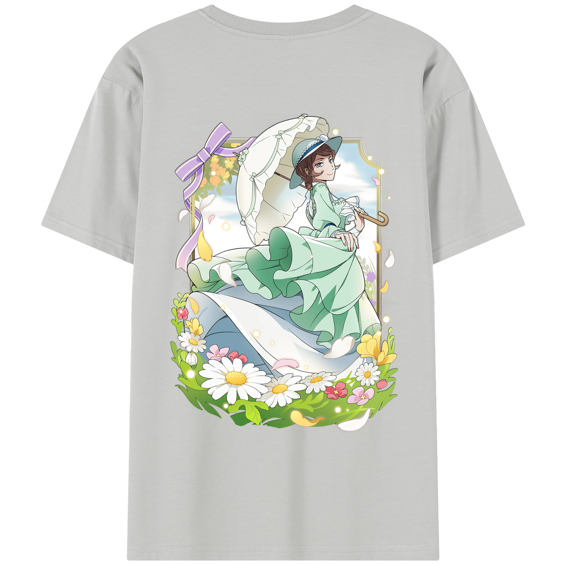 （画像用） 文豪ストレイドッグス Bungo Stray Dogs レディース半袖Tシャツ(バックプリント)