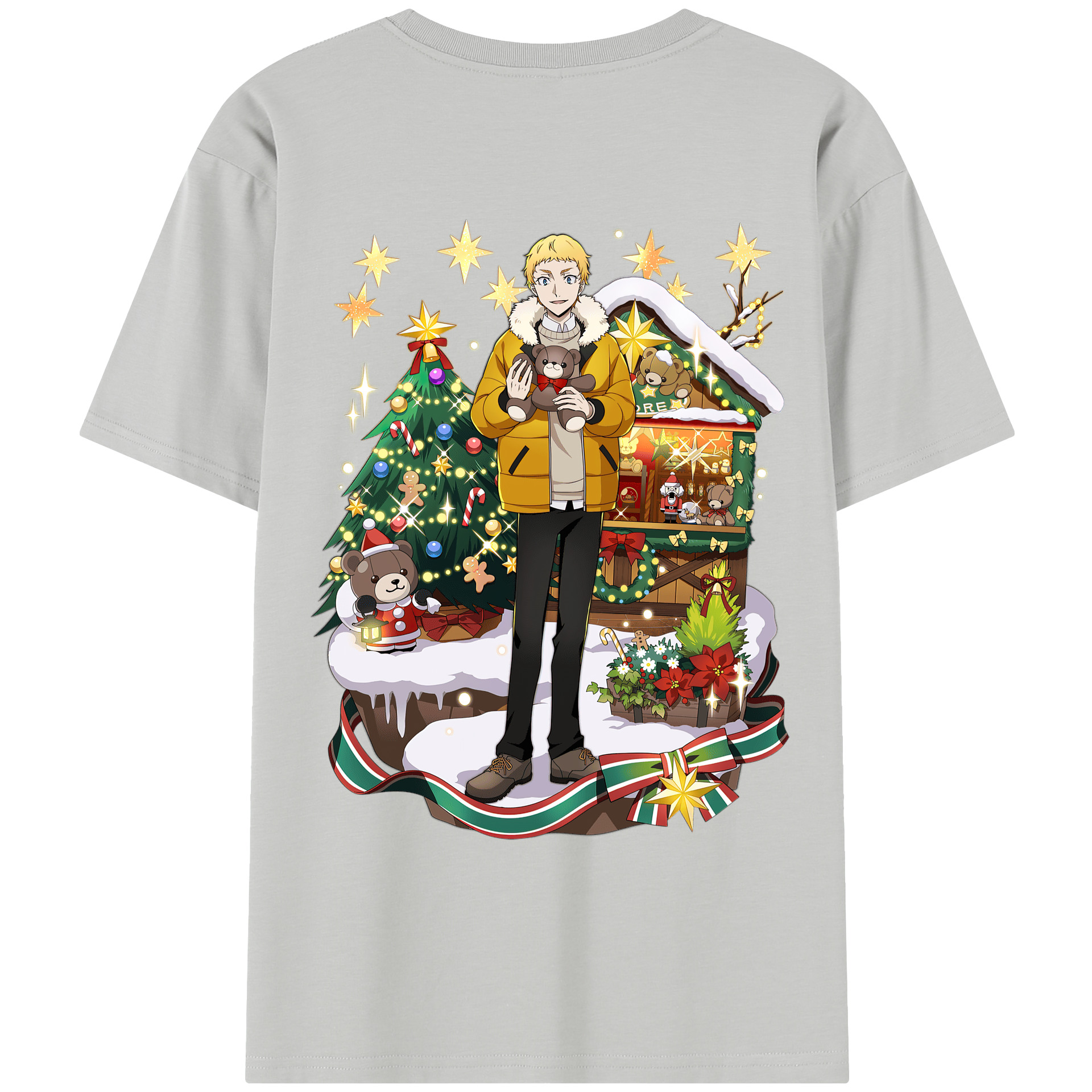 （画像用） 文豪ストレイドッグス Bungo Stray Dogs レディース半袖Tシャツ(バックプリント)