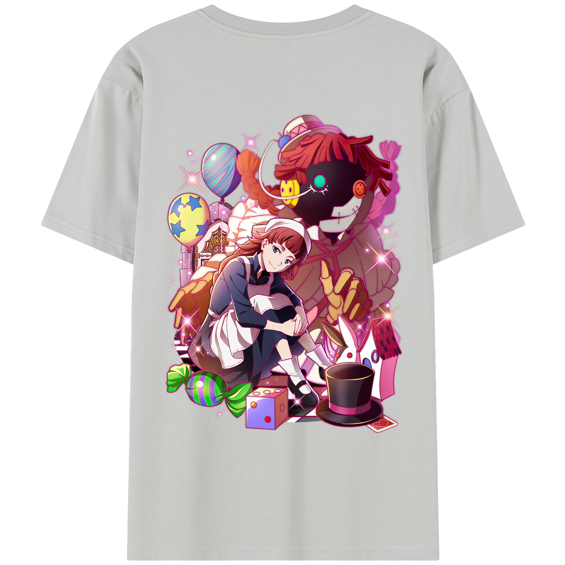 （画像用） 文豪ストレイドッグス Bungo Stray Dogs レディース半袖Tシャツ(バックプリント)