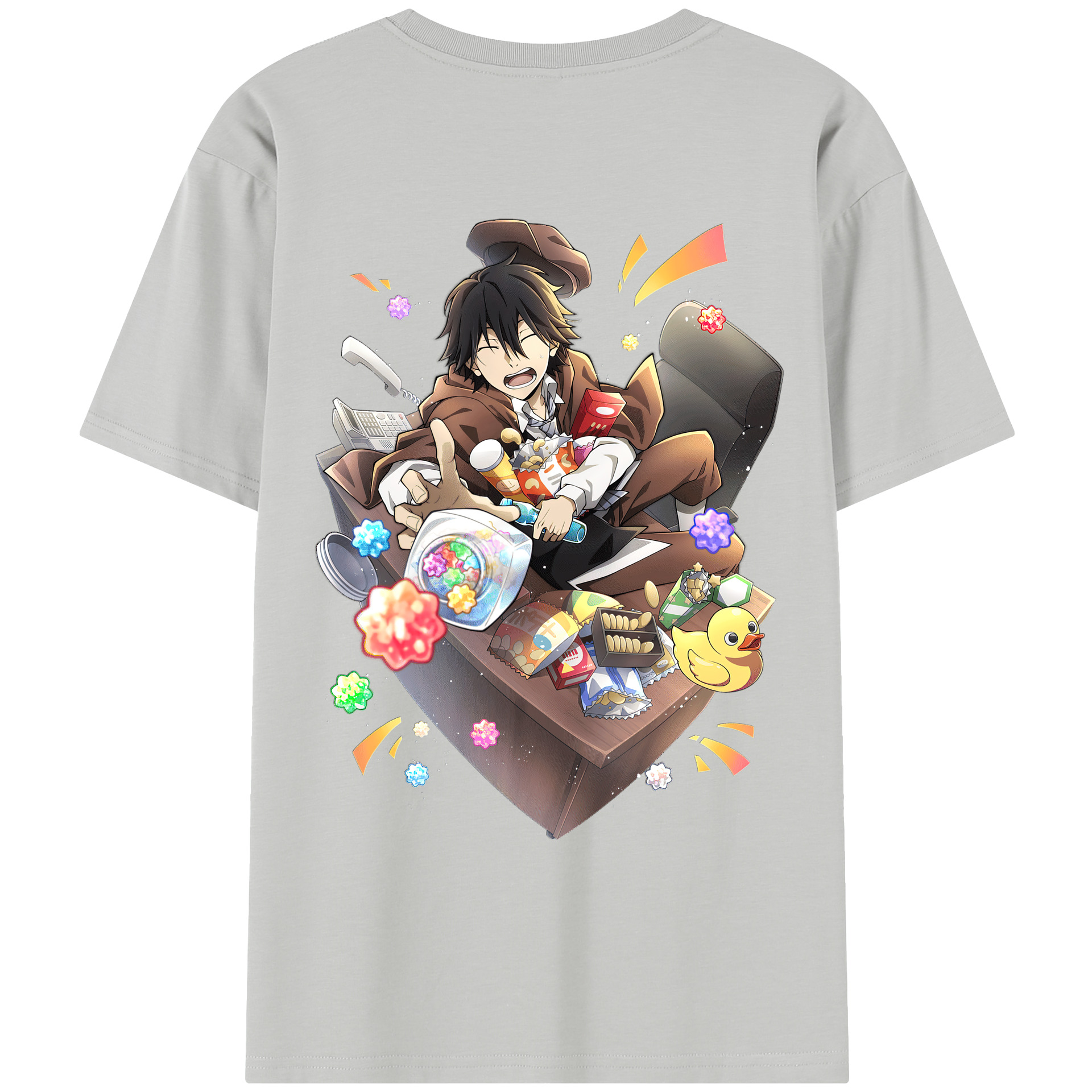 （画像用） 文豪ストレイドッグス Bungo Stray Dogs レディース半袖Tシャツ(バックプリント)