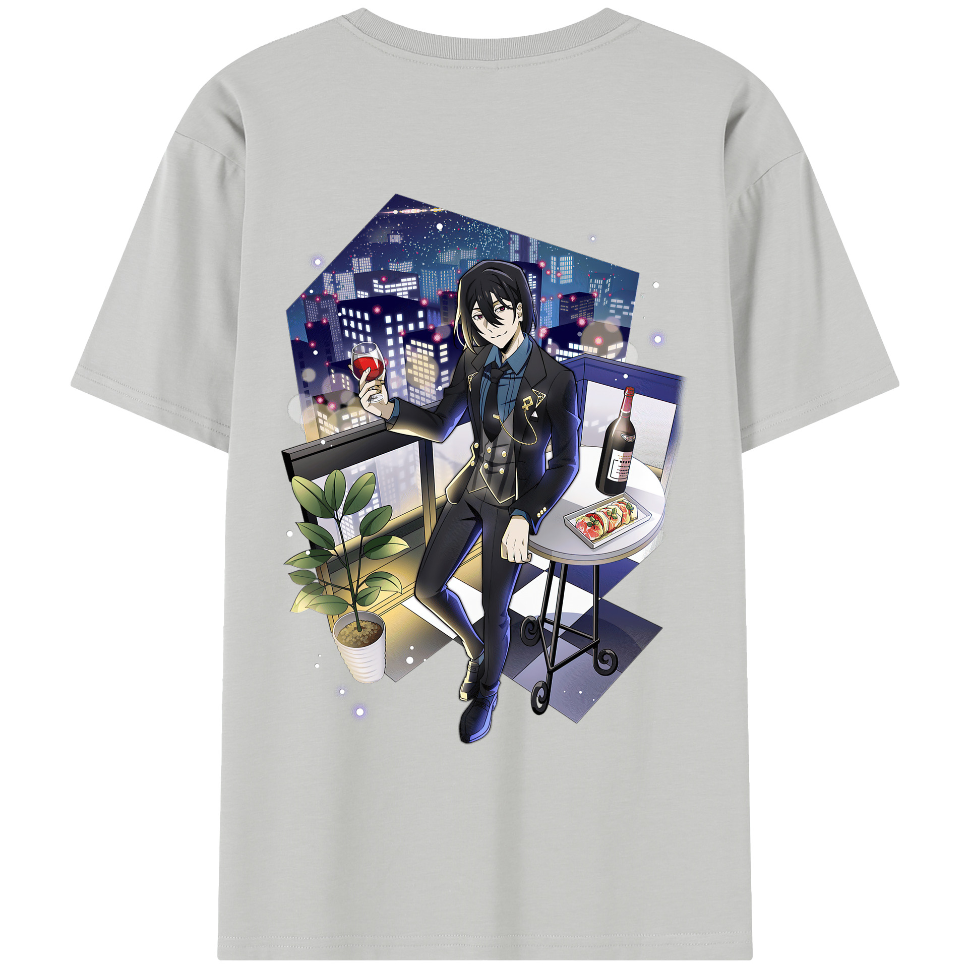 （画像用） 文豪ストレイドッグス Bungo Stray Dogs レディース半袖Tシャツ(バックプリント)