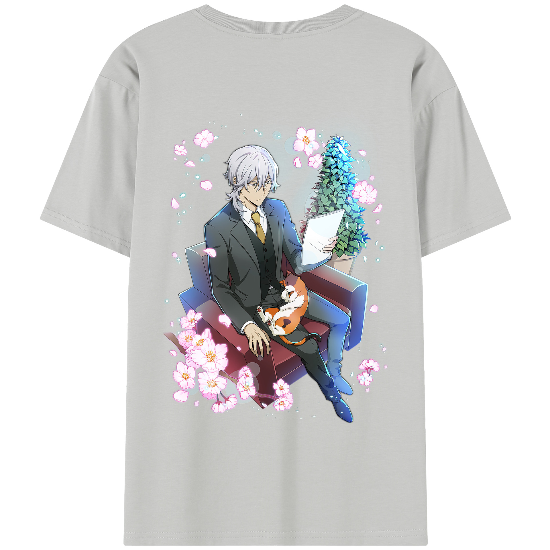 （画像用） 文豪ストレイドッグス Bungo Stray Dogs レディース半袖Tシャツ(バックプリント)